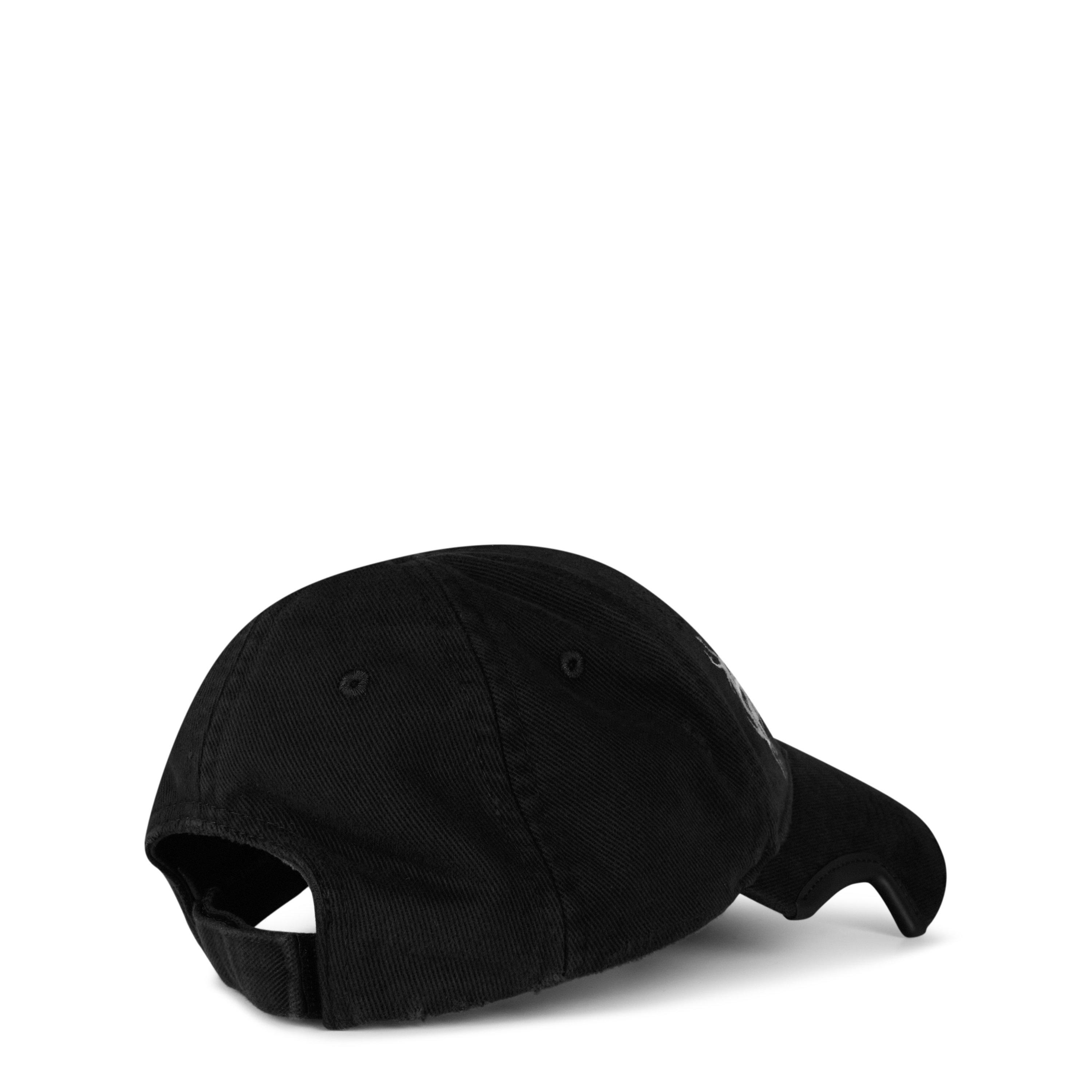 Faded Black - Balenciaga - Diy Metal Outline Cap - 3