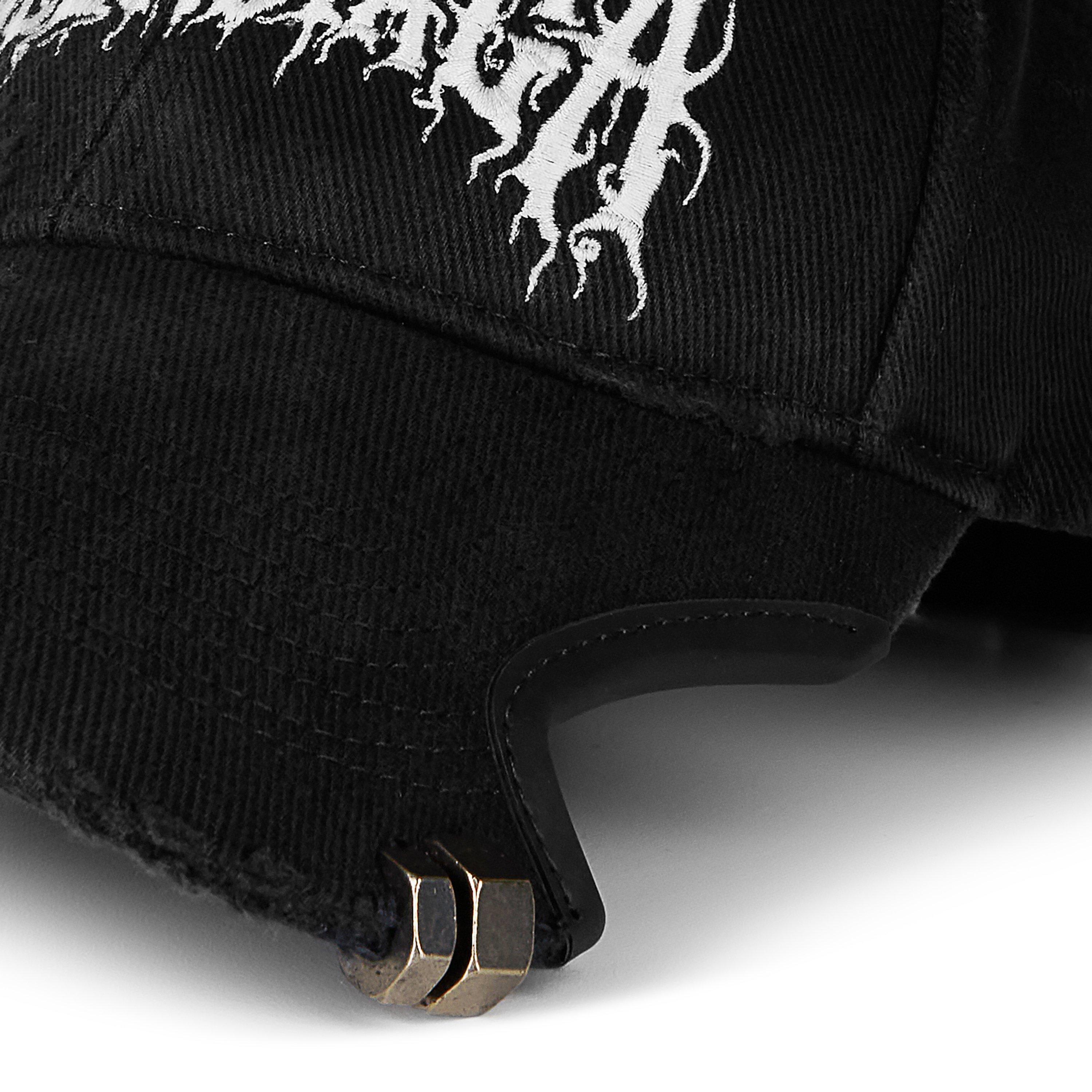 Faded Black - Balenciaga - Diy Metal Outline Cap - 4