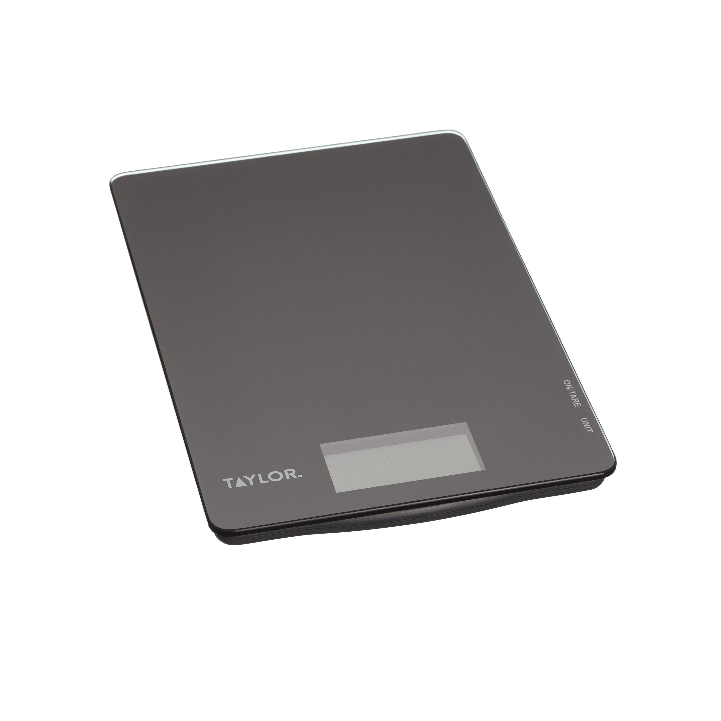 Black - Taylor - Taylor Pro Glass Digital Dual 5Kg Kitchen Scales - 1