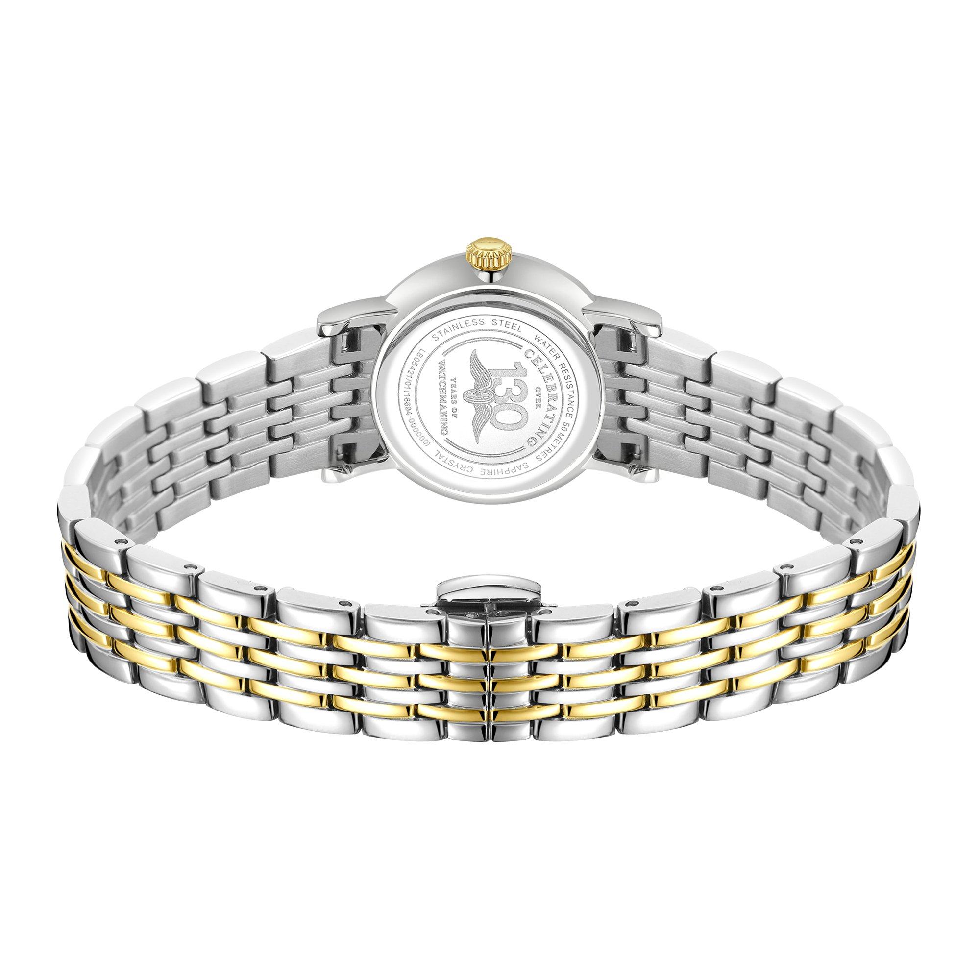 Silver & Gold - Rotary - Rotary Ladies Heritage Two Tone SS Bracelet Watch - 4
