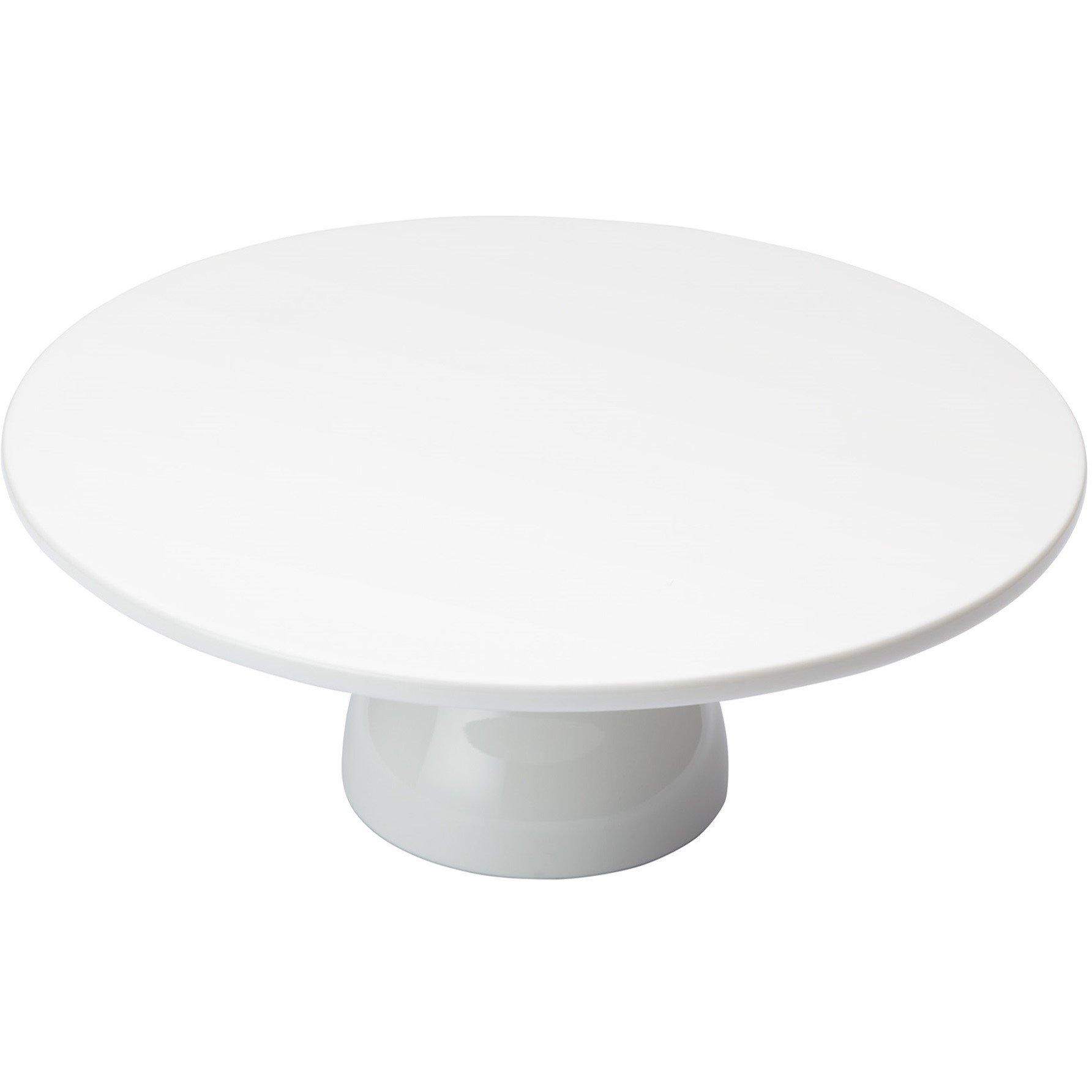 White - KitchenCraft - Sweetly Does It Porcelain Cake Stand - 1