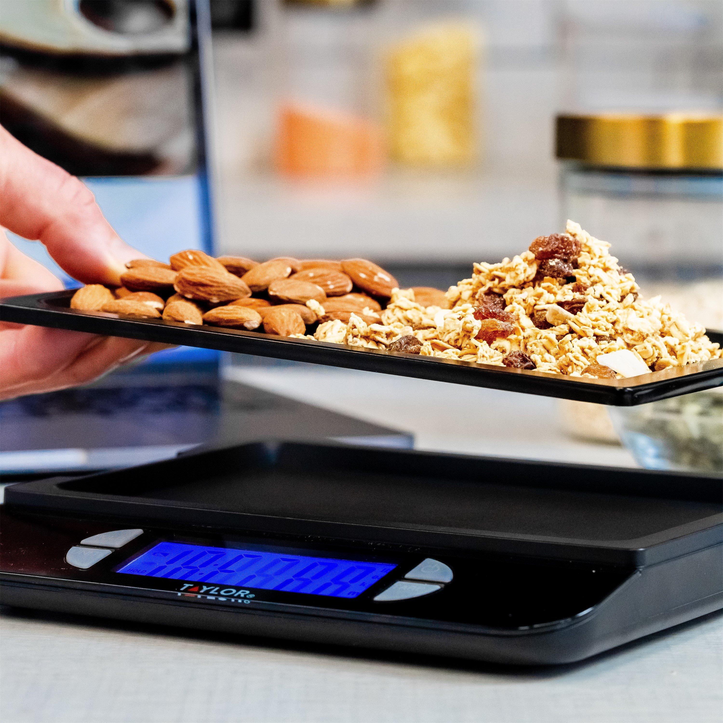 Black - Taylor - Taylor Pro Accurate USB-Rechargeable Kitchen Scale - 3