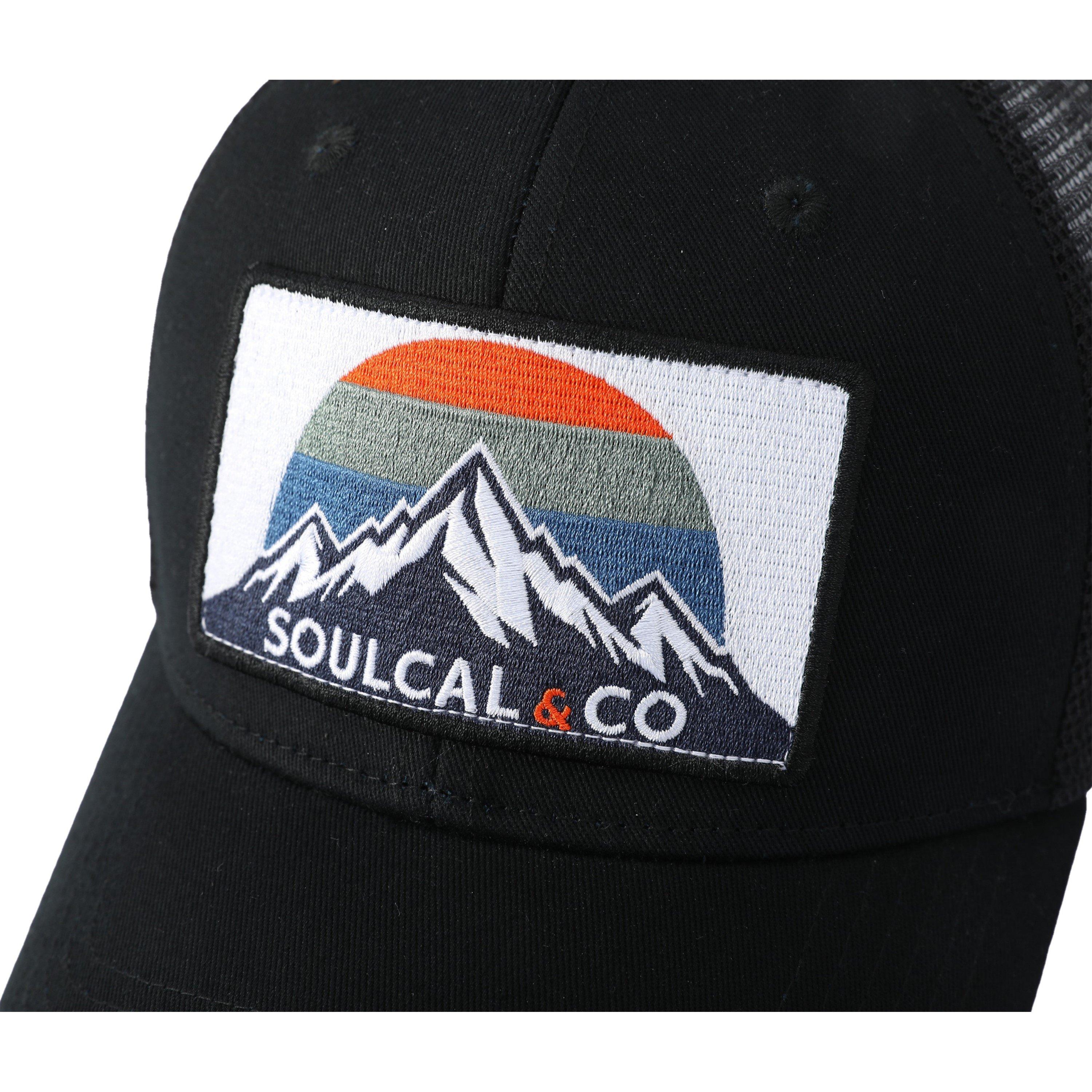 Crna - SoulCal - Cotton Logo Baseball Cap - 4