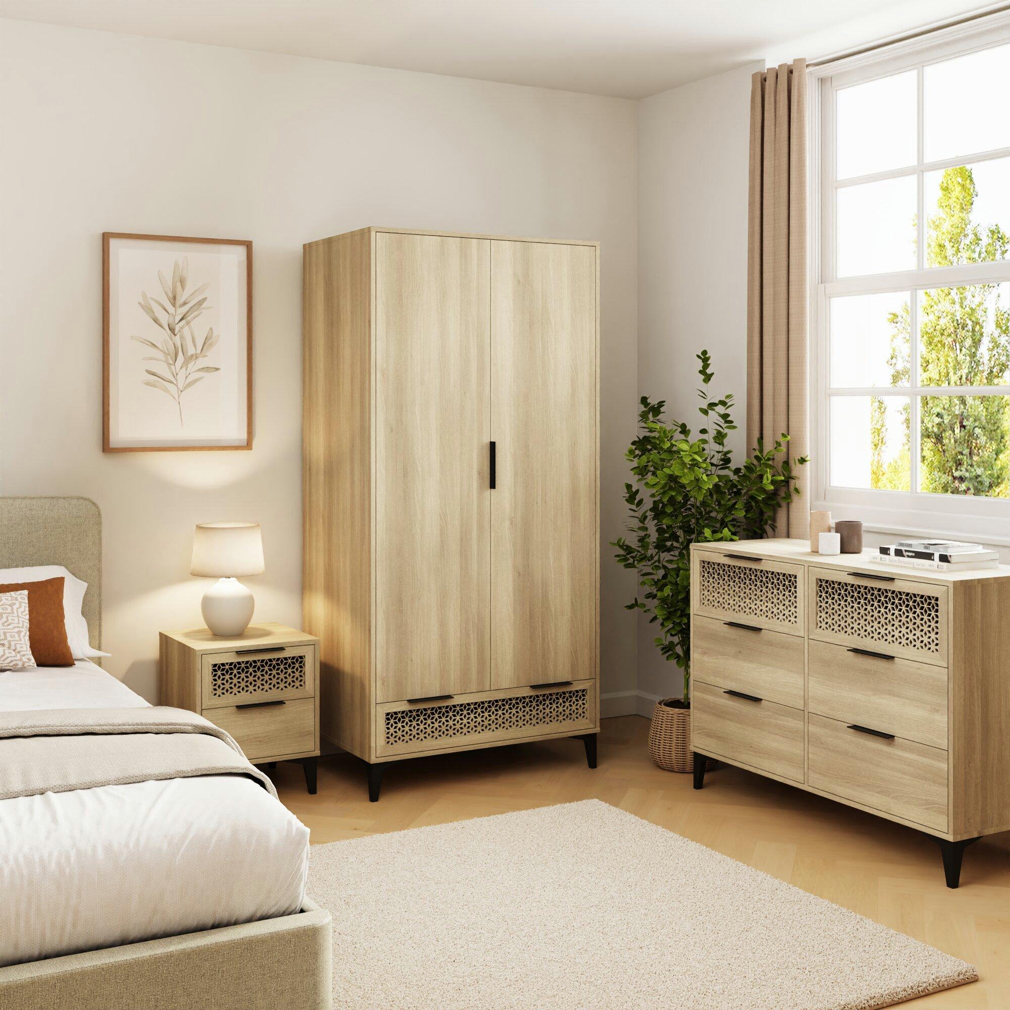 Oak - GFW - Ezra 3+3 Drawer Chest - 9