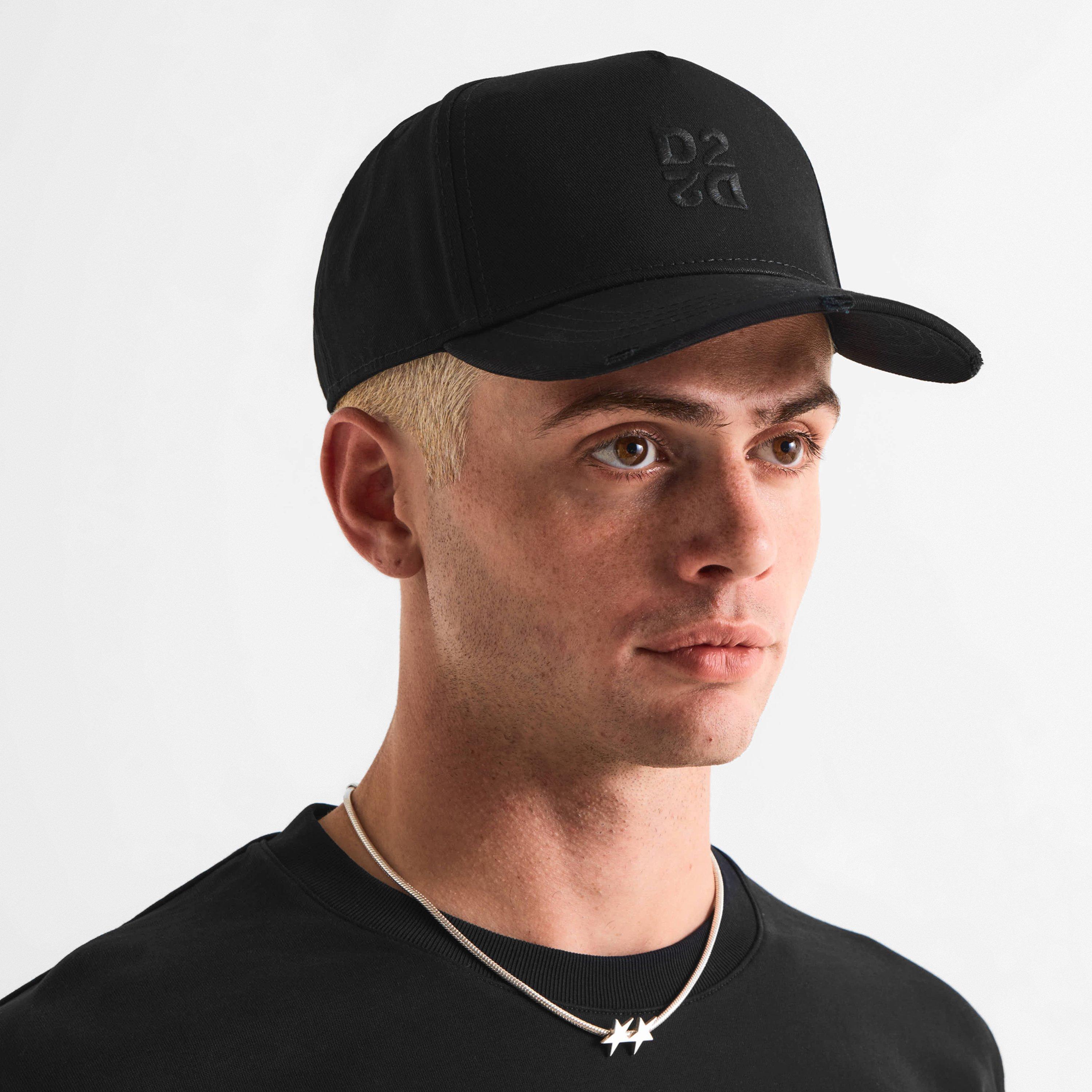 Black/Black - DSquared2 - DSQ D2 Baseball Cap Sn63 - 3