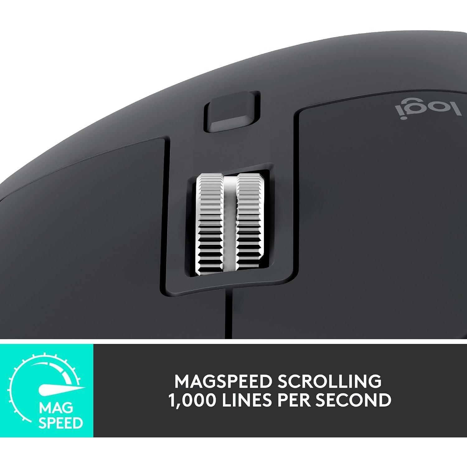 Nero - Logitech - MX Master 3 Bluetooth Mouse - 4