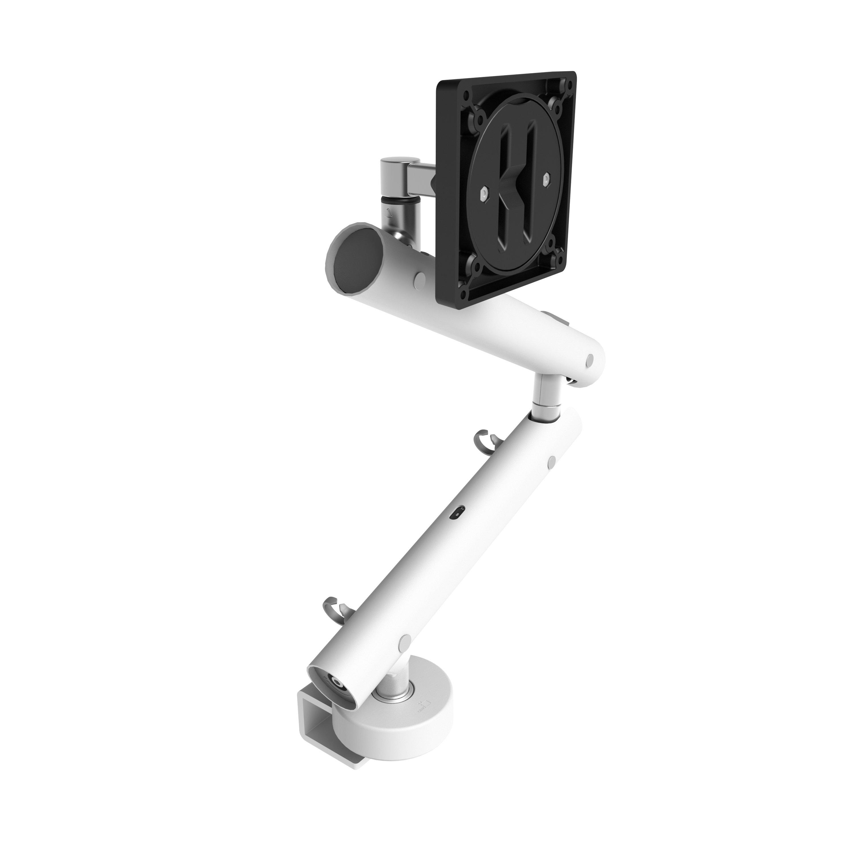 White - CMD - Miro Dynamic Multi Position Monitor Arm White - 1