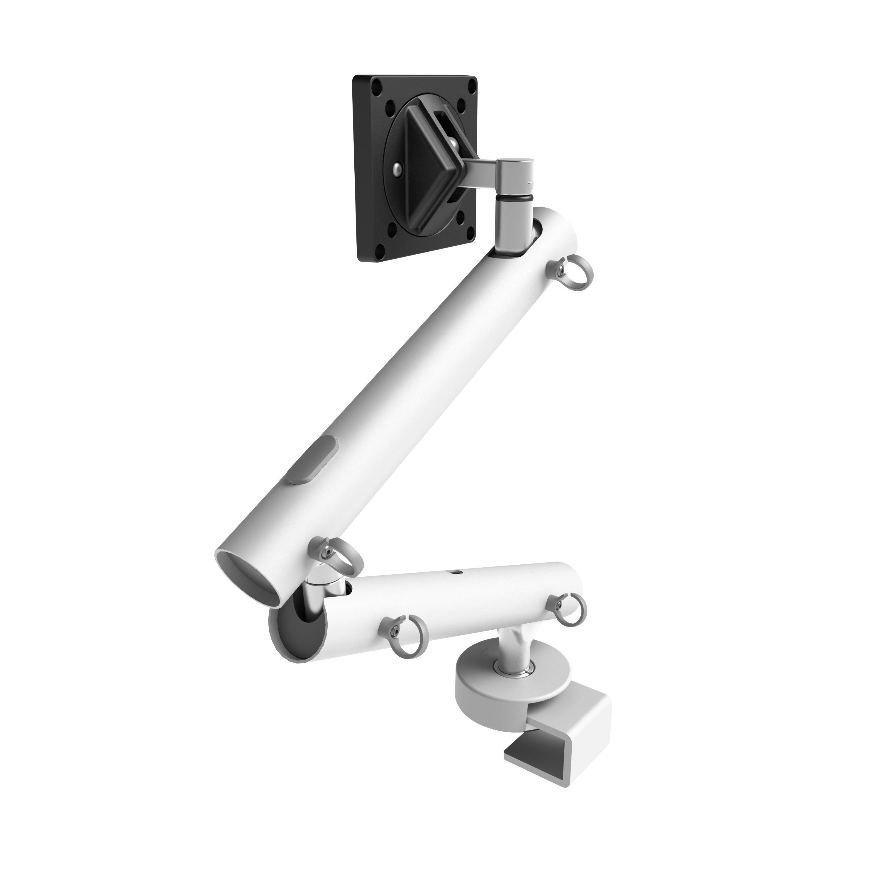 White - CMD - CMD Miro Dynamic Multi Position Monitor Arm White - 3