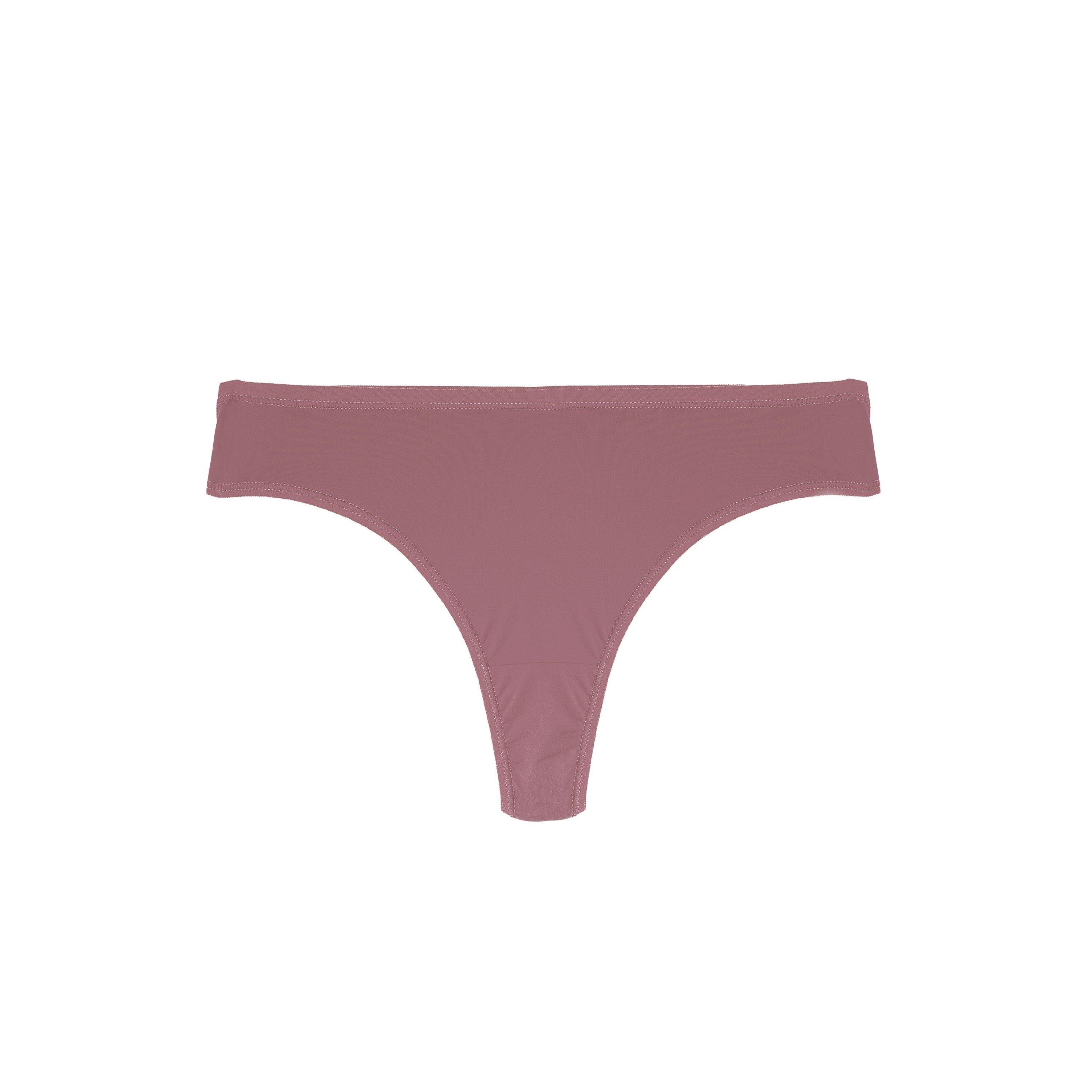 Pink - Playful Promises - Second Skin Rose Recycled Thong - 4
