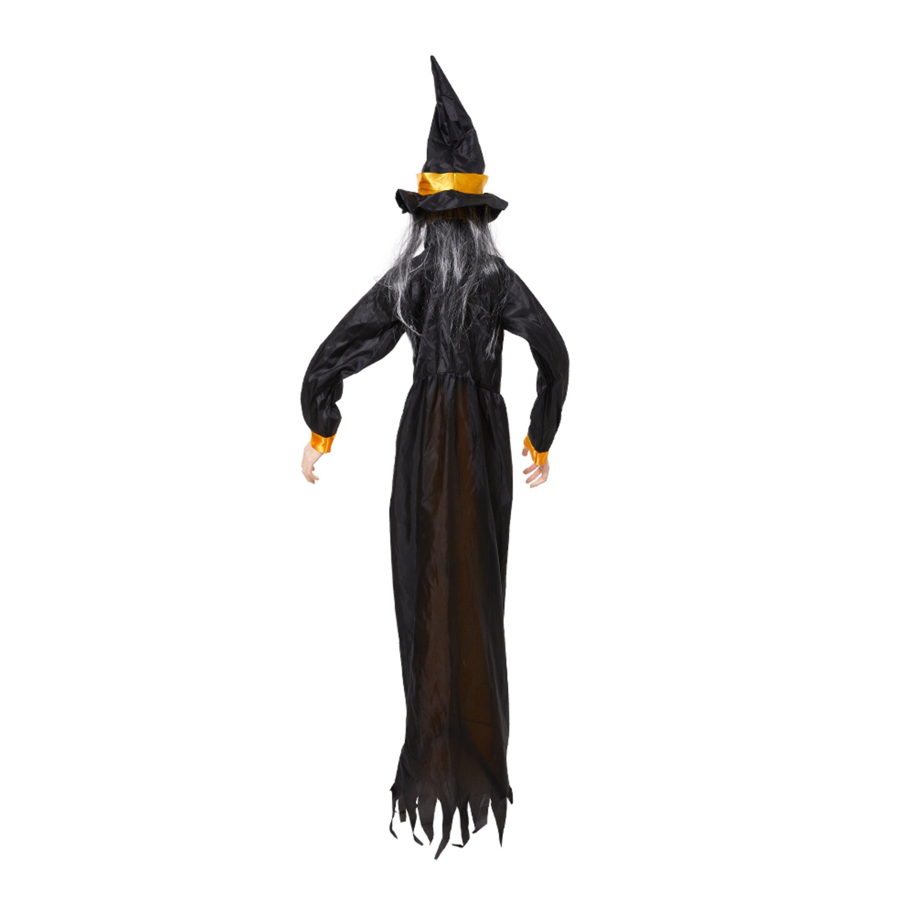 Yellowblack - LIFE IDEAS - Halloween Sound Control Glowing Hanging Witch - 4