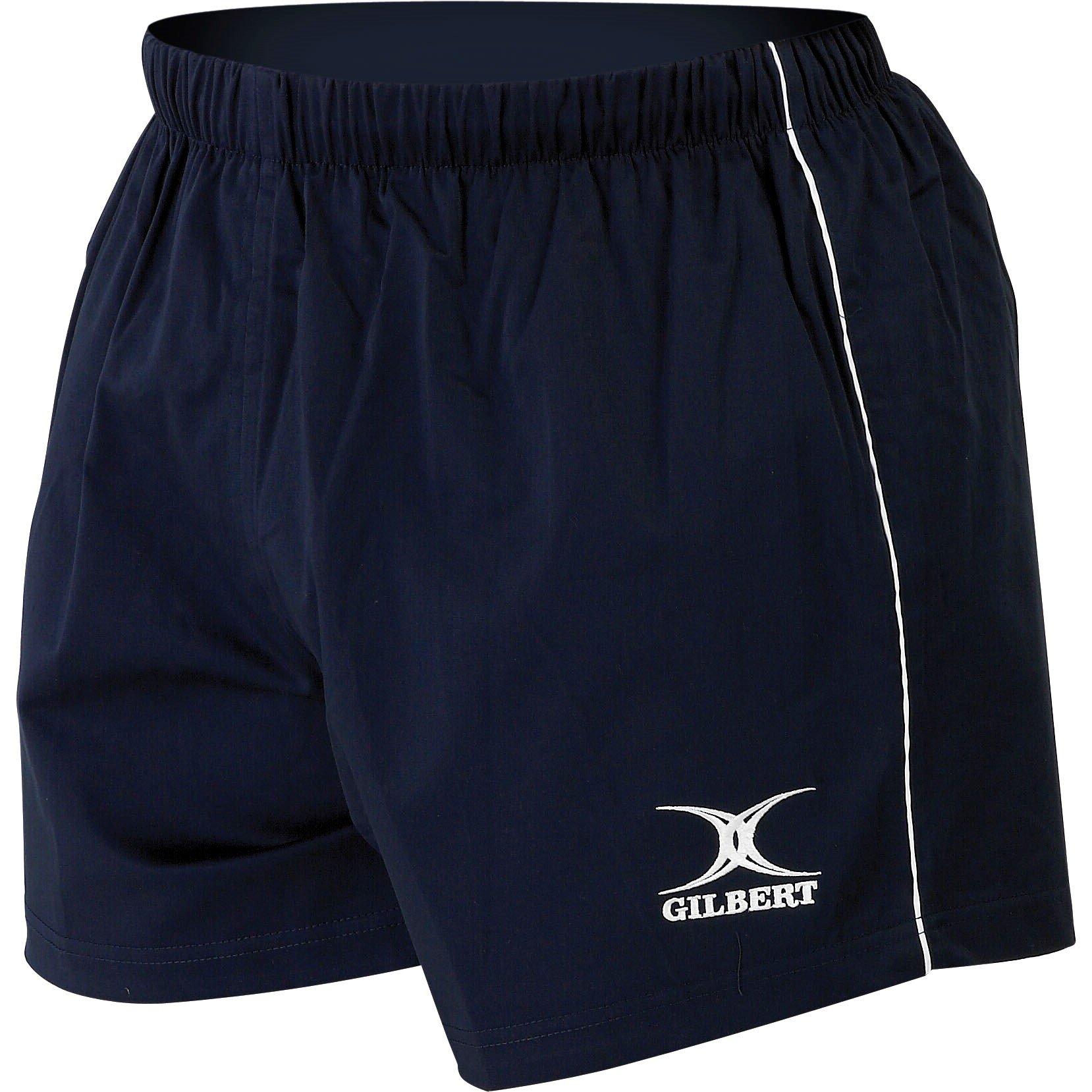 Navy - Gilbert - Unisex Adults Match 99 Rugby Shorts