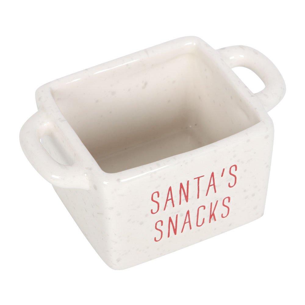 White - Something Different - Set of 3 Ceramic Christmas Snack Bowls - 4