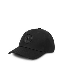 Stone Island BoysPlain Cotton Logo Badge Cap