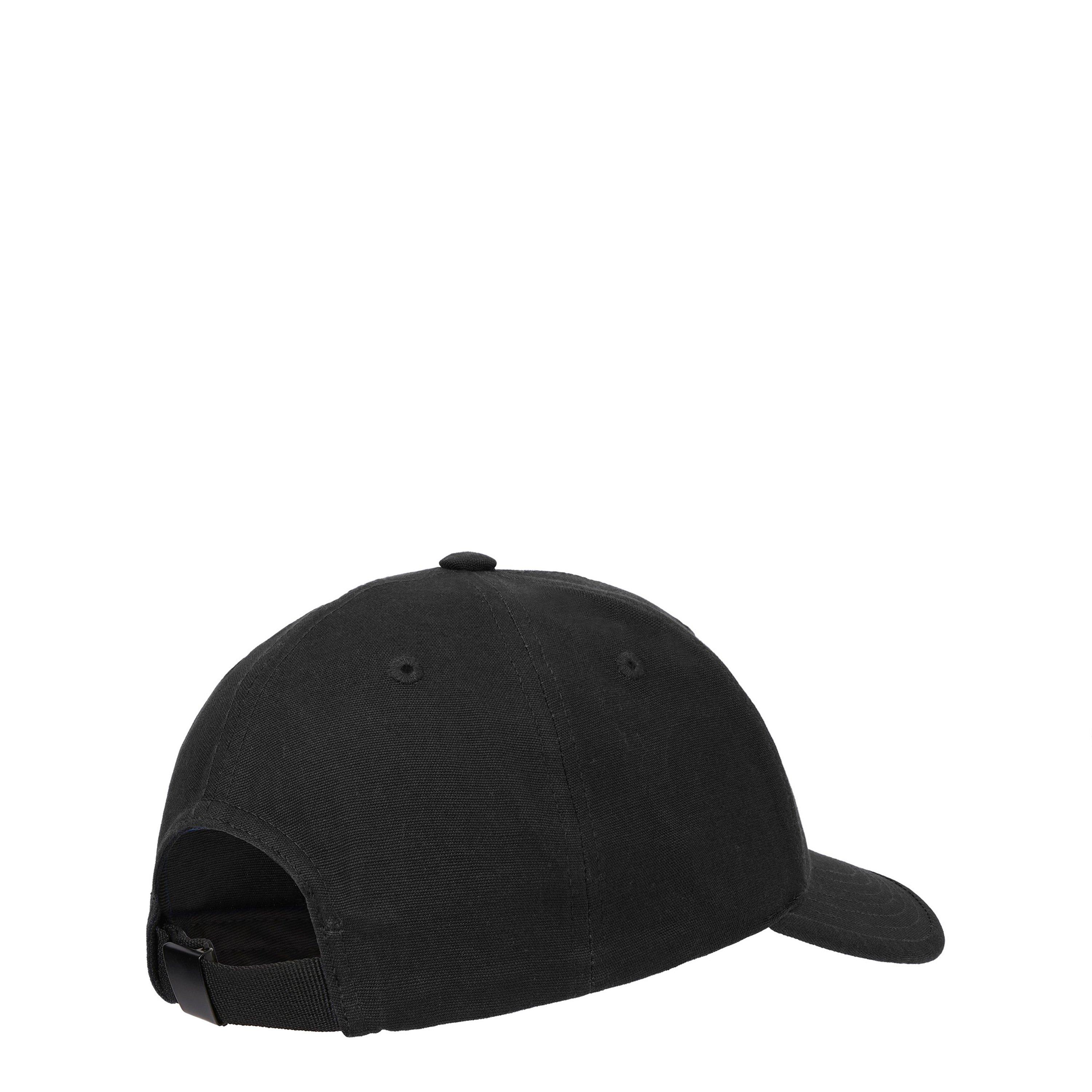 Black V0029 - Stone Island - Boys' Plain Cotton Logo Badge Cap - 2