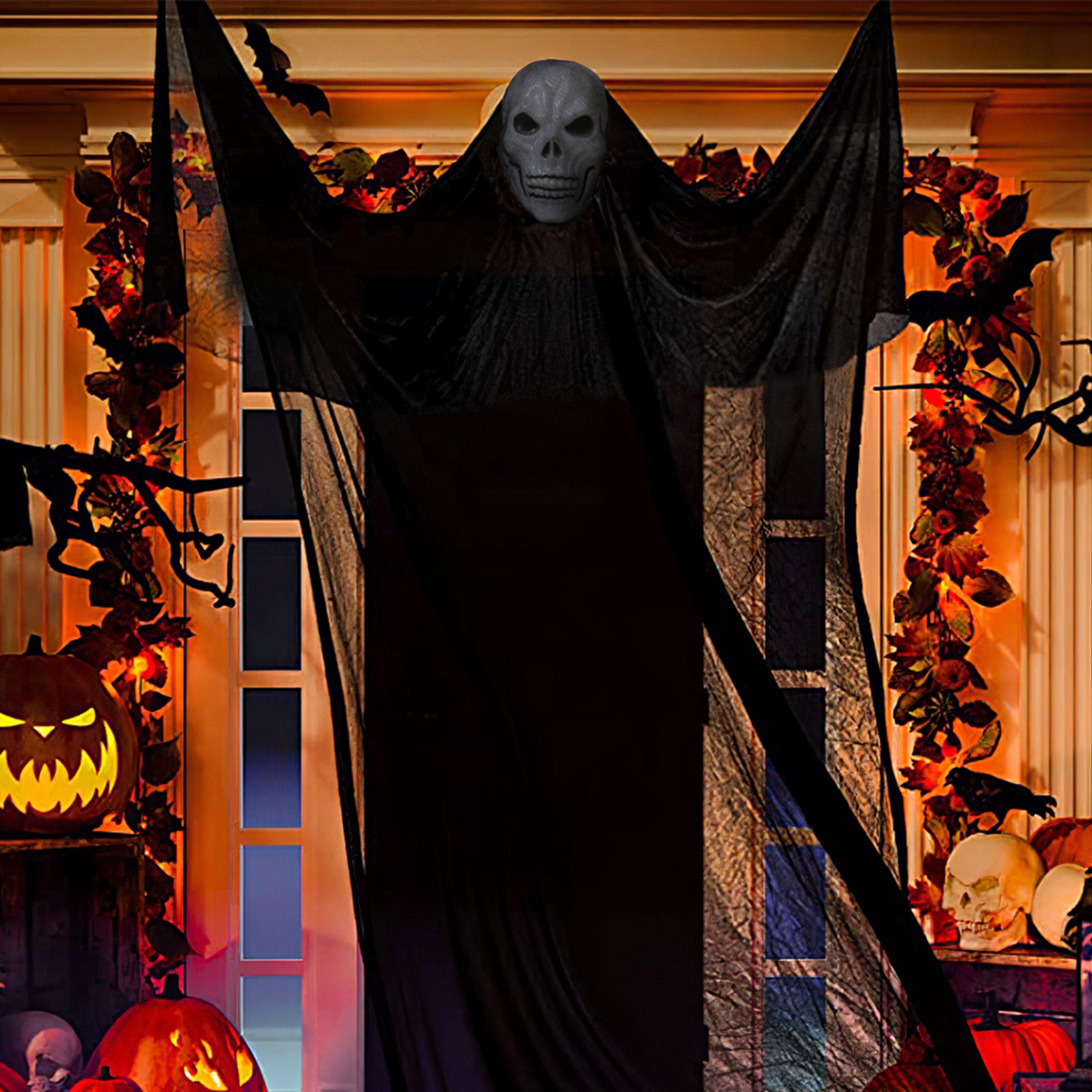 Whiteblack - LIFE IDEAS - Sound Control Glowing Hanging Skeleton Ghost - 1