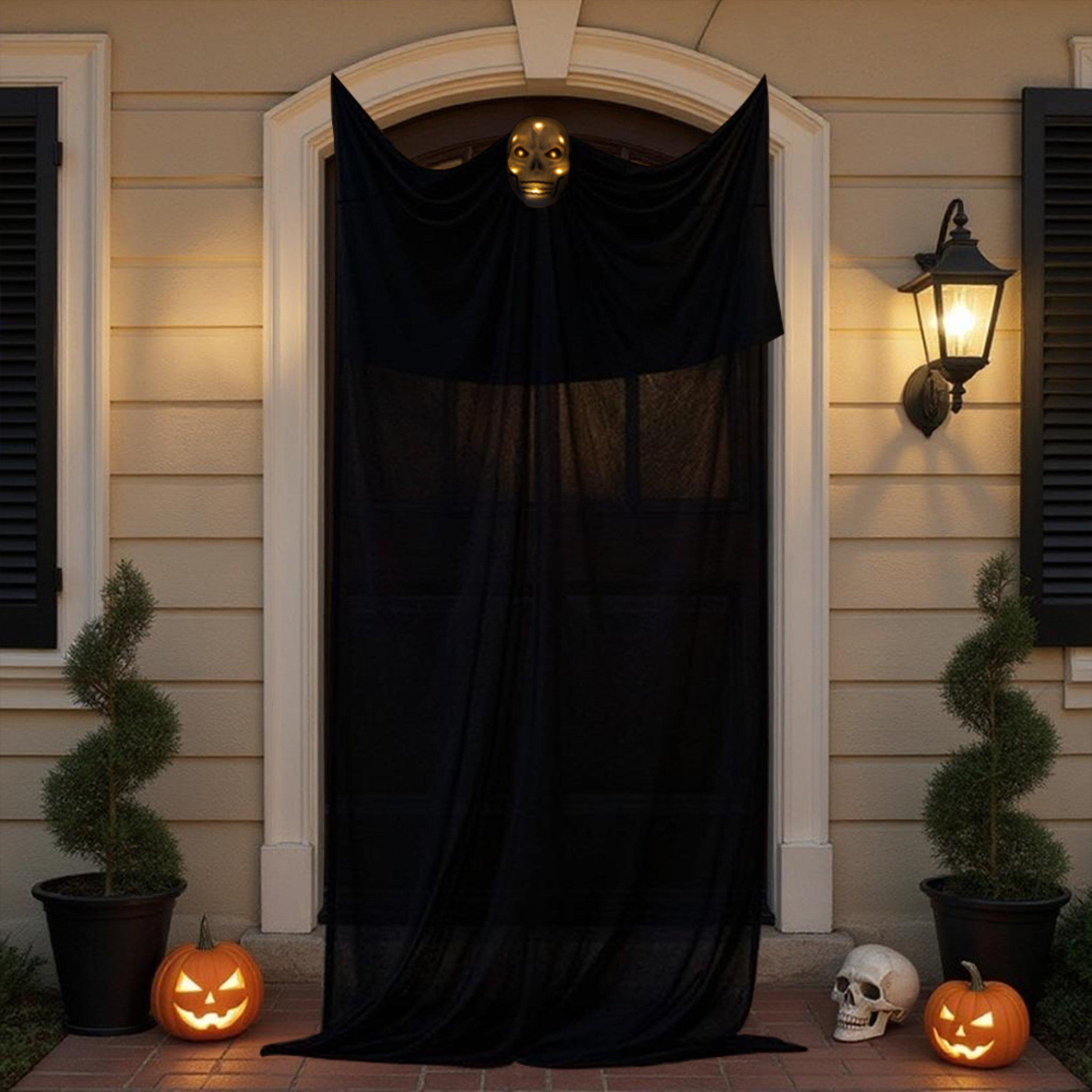 Whiteblack - LIFE IDEAS - Sound Control Glowing Hanging Skeleton Ghost - 2