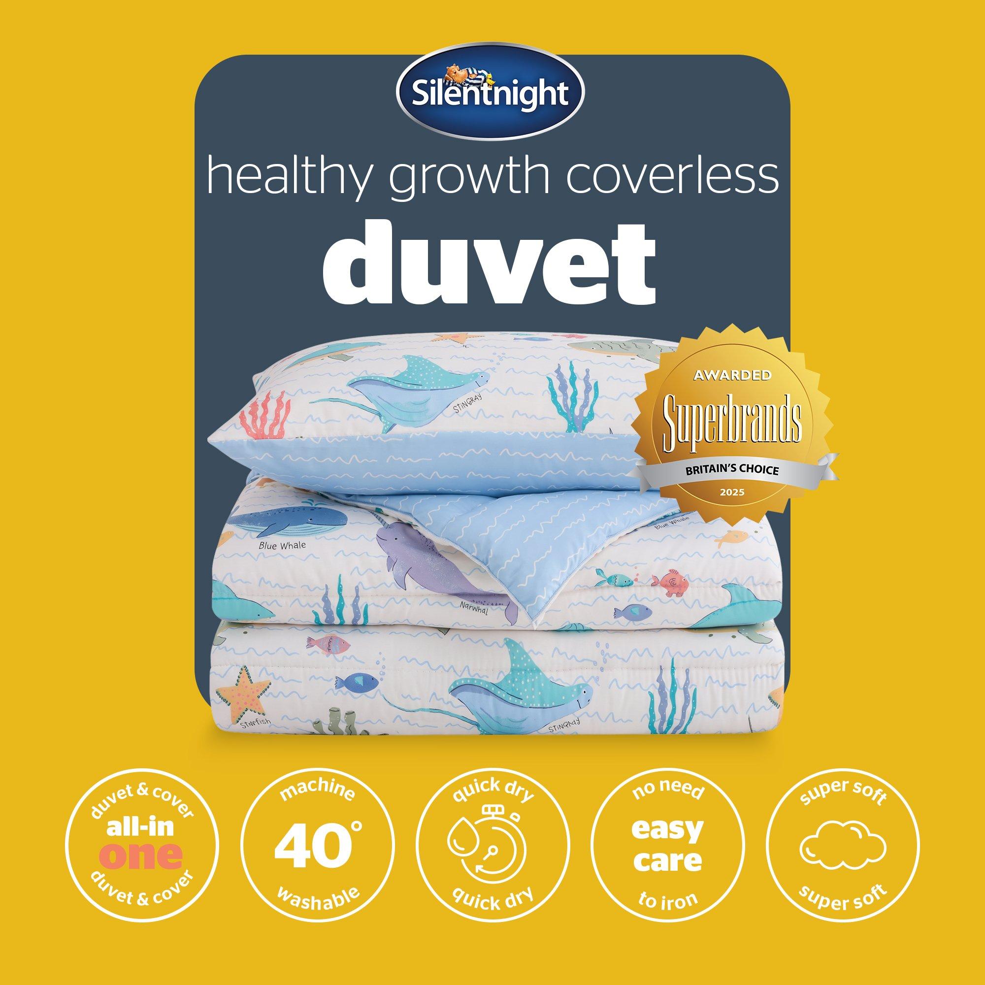 Under The Sea - Silentnight - Healthy Growth Coverless Duvet 10.5 - 9
