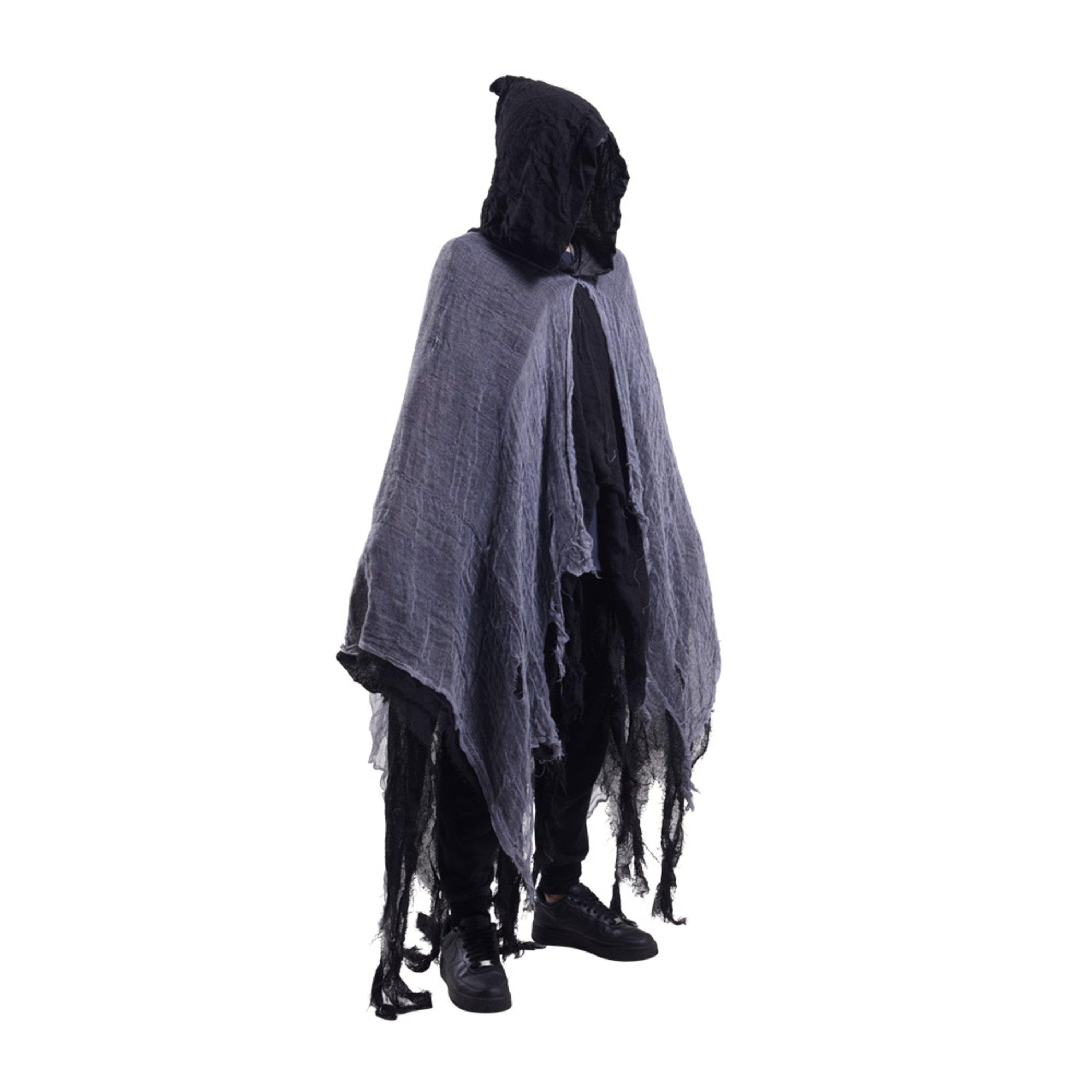 Black - LIFE IDEAS - Halloween Costume Cosplay Skeleton Cloak - 5