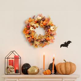 LIFE IDEAS Wreath for Halloween Thanksgiving Decor
