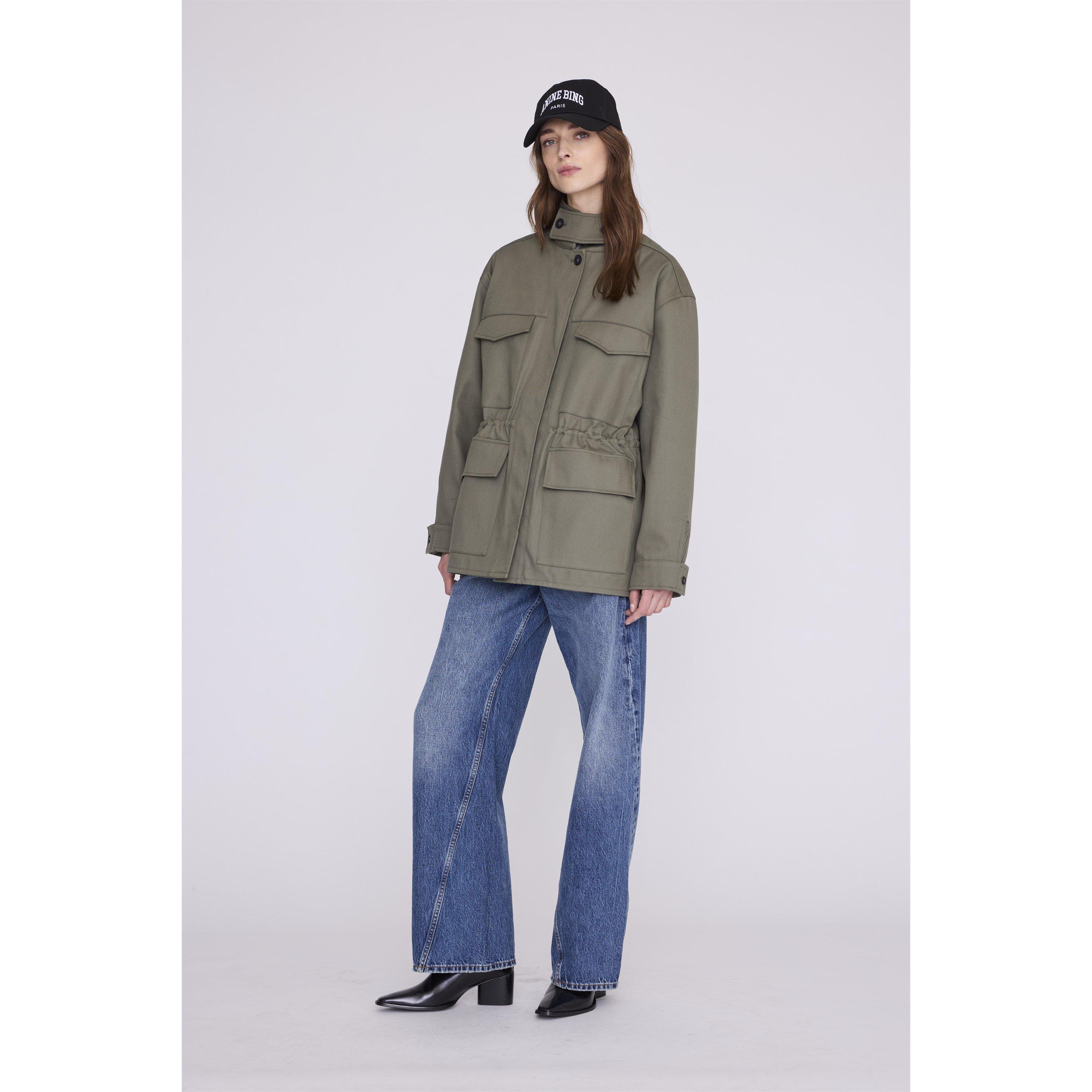 BLACK - Anine Bing - Women's Jeremy Cotton Cap - 2