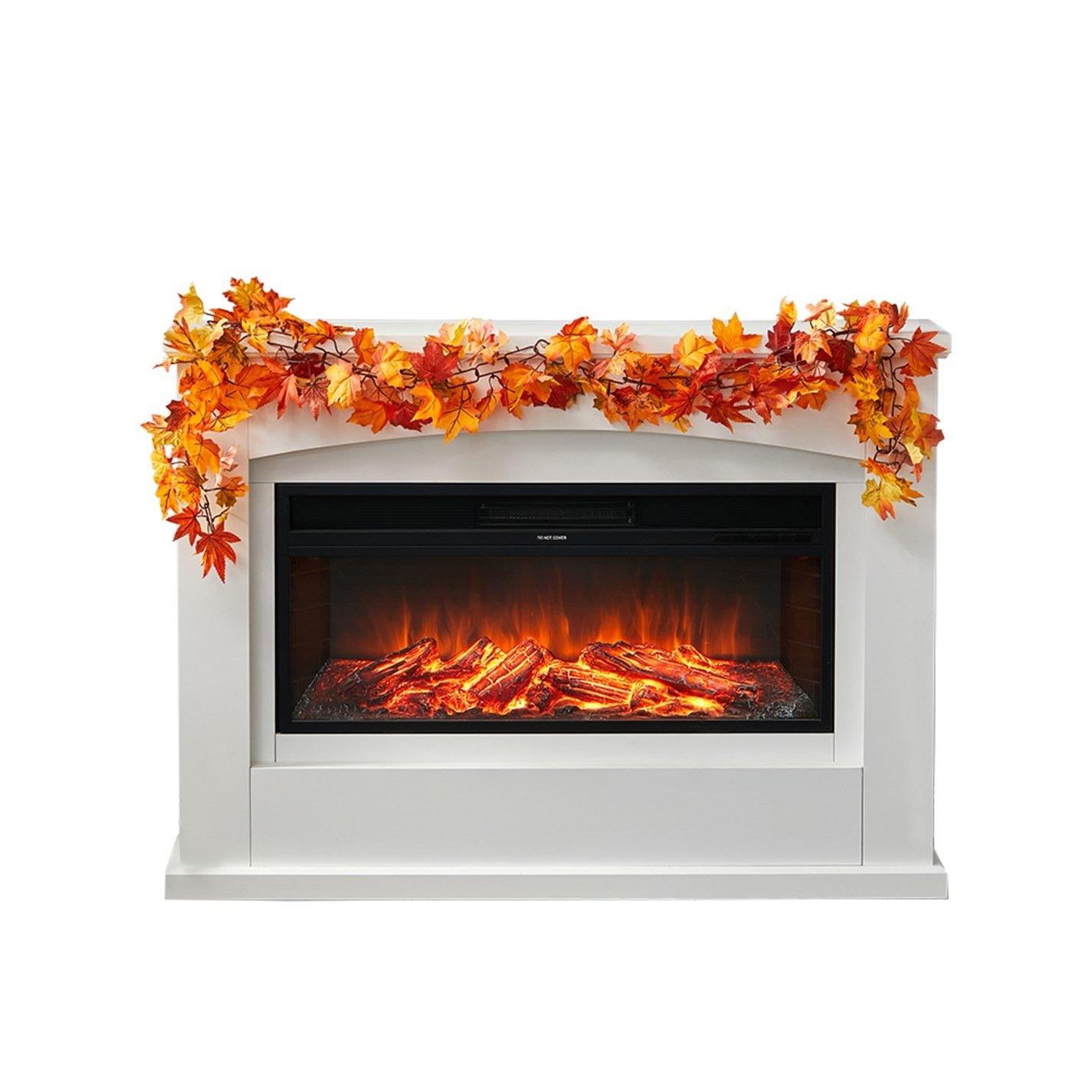 Orange - LIFE IDEAS - Artificial Maple Leaf Fall Garland - 9