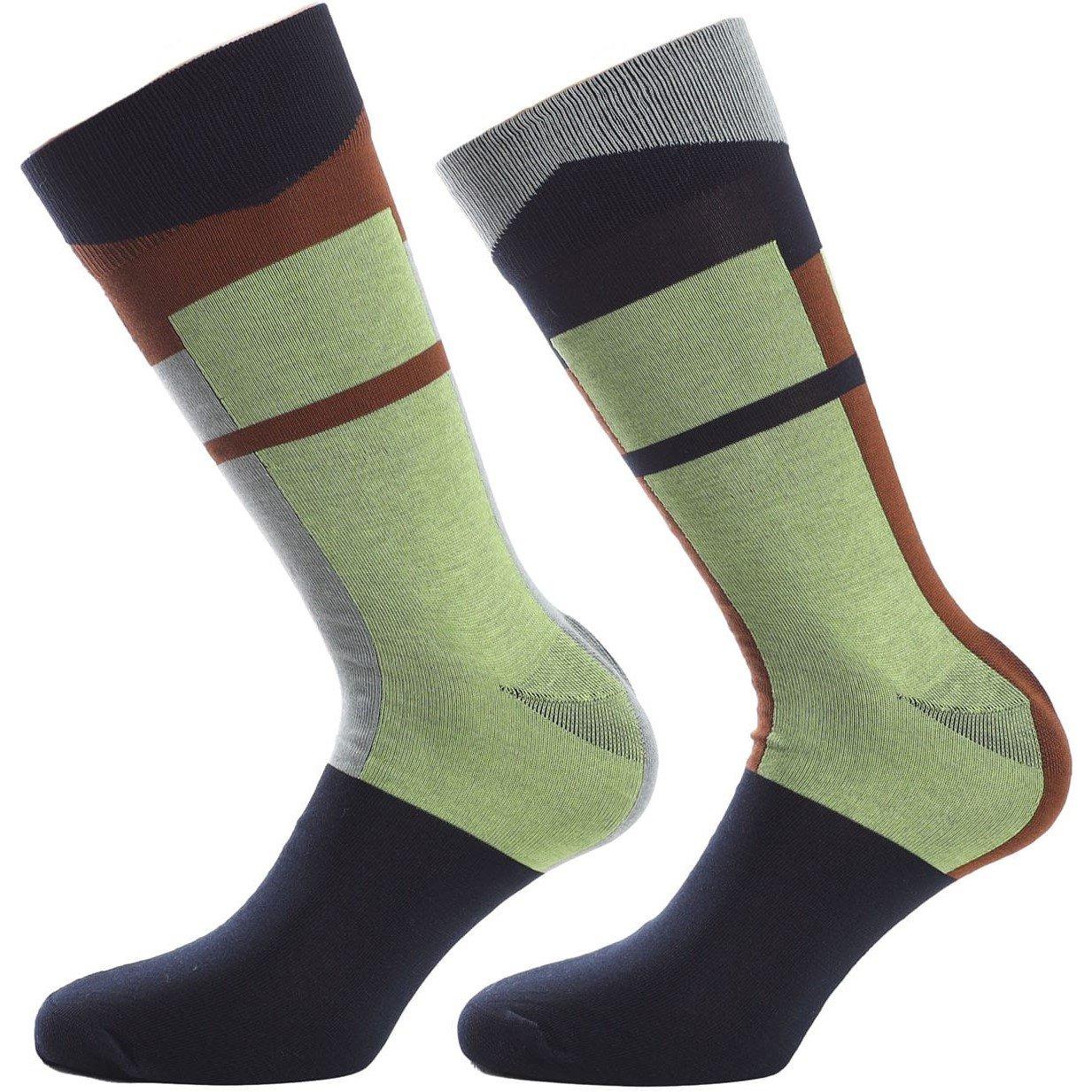 Navy - Happy Socks - Dressed Sides Crew Socks - 1
