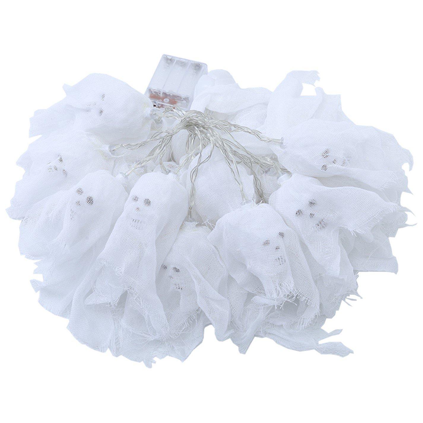 Colourful - LIFE IDEAS - Halloween LED String Lights 20 Skull Lights - 8