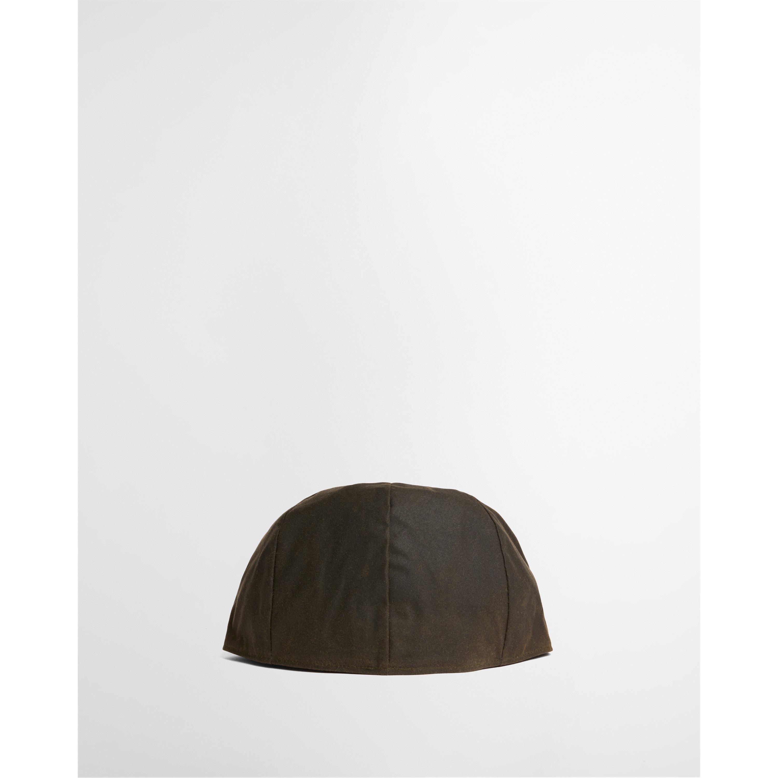 Olive SG71 - Barbour - Men's Waxed Cotton Weather Resistant Flat Cap - 5