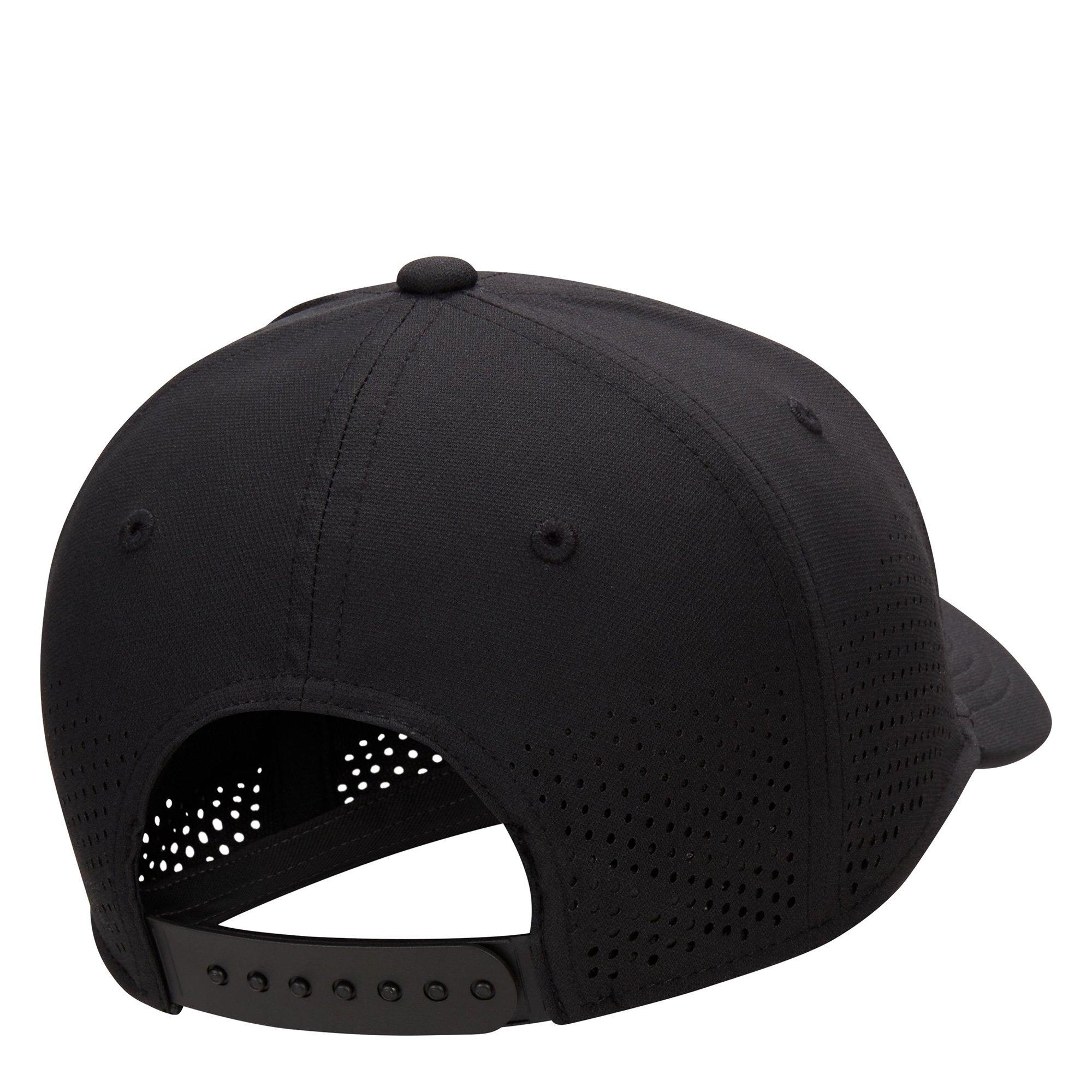 Black/White - Nike - Dri-FIT ADV Club Adults Structured Swoosh Cap - 2