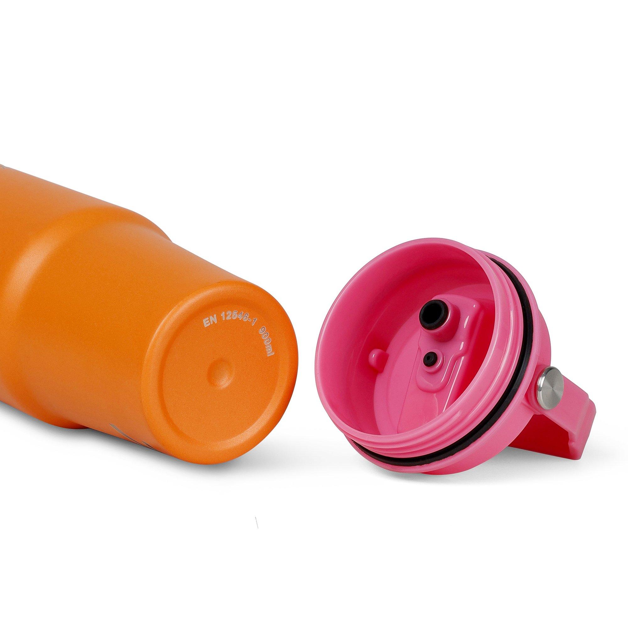 Orngp/Pnklem - Regatta - Thermulate 0.9L Spill-Proof Tumbler - 5