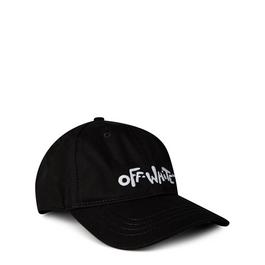 Off White Logo Rounded Cap Juniors