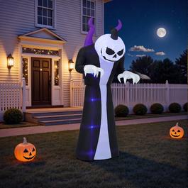 LIFE IDEAS Halloween Inflatable Outdoor Ghost