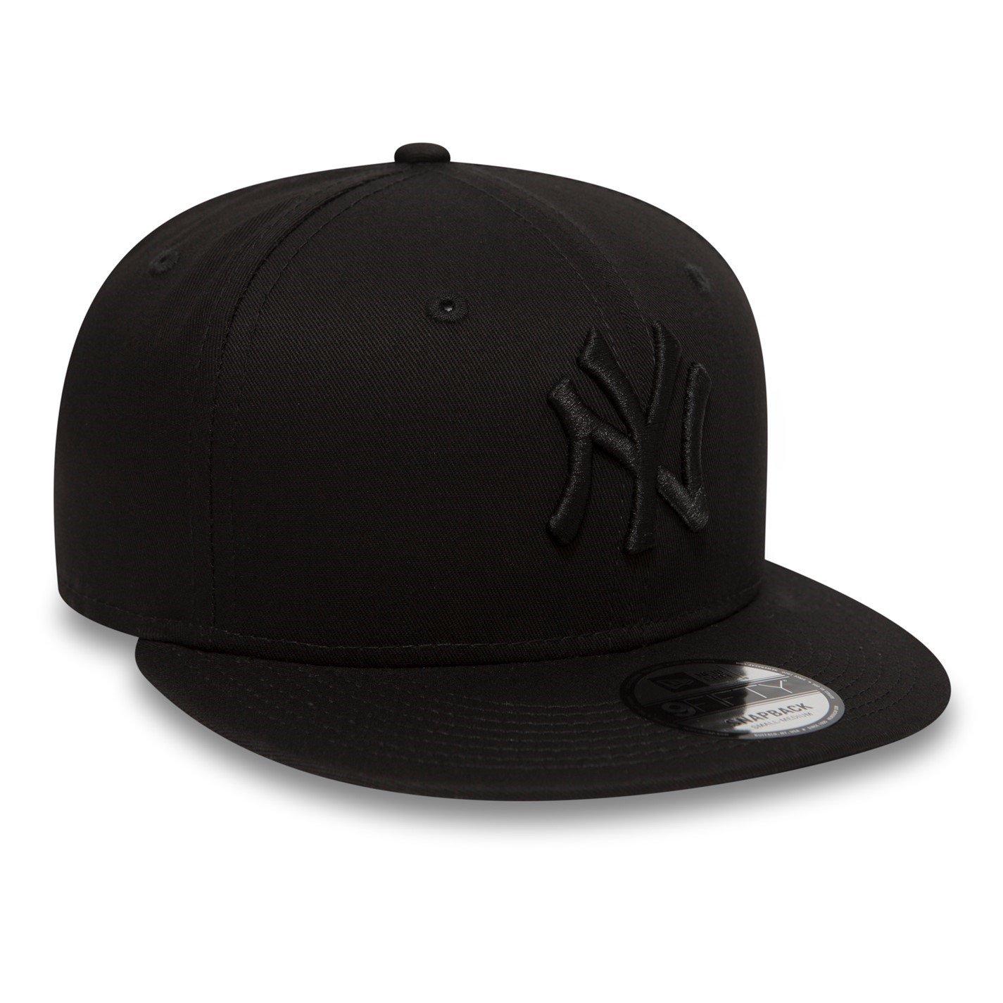 NY Triple Black - New Era - 9FIFTY Snapback Flat Peak Cap - 2