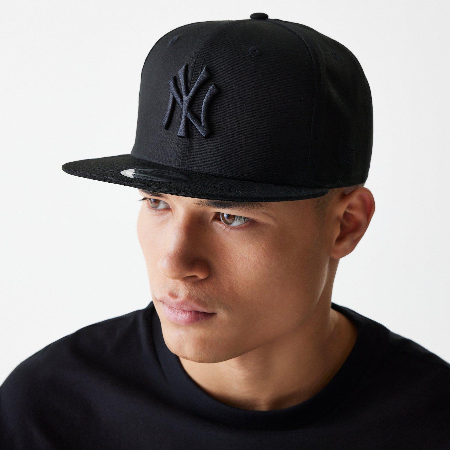 NY Triple Black - New Era - 9FIFTY Snapback Flat Peak Cap - 5