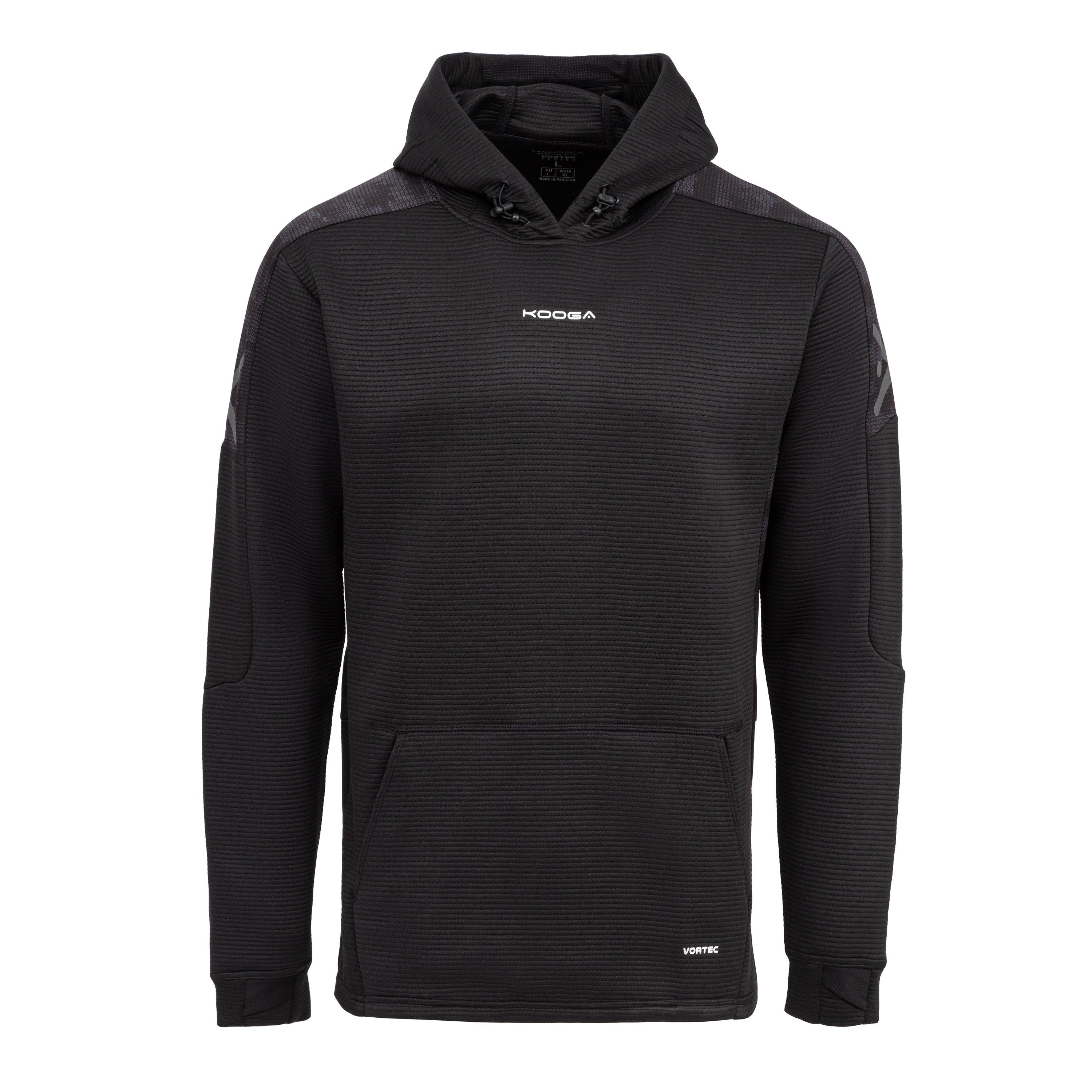 Kooga Men's Training Hoodie - Black/Camo - XL