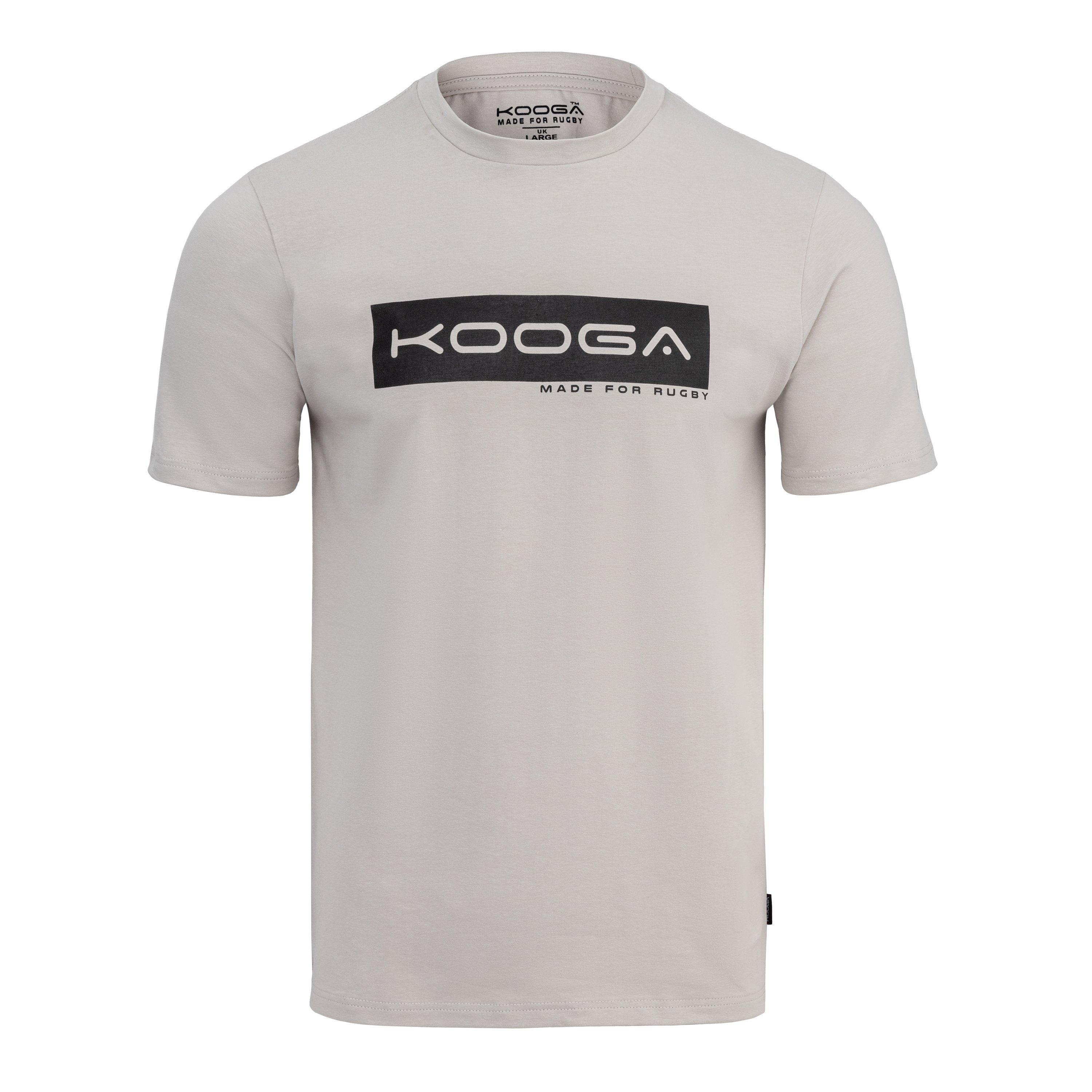 Kooga Men's Essential Logo Rugby T-Shirt - Grey - S