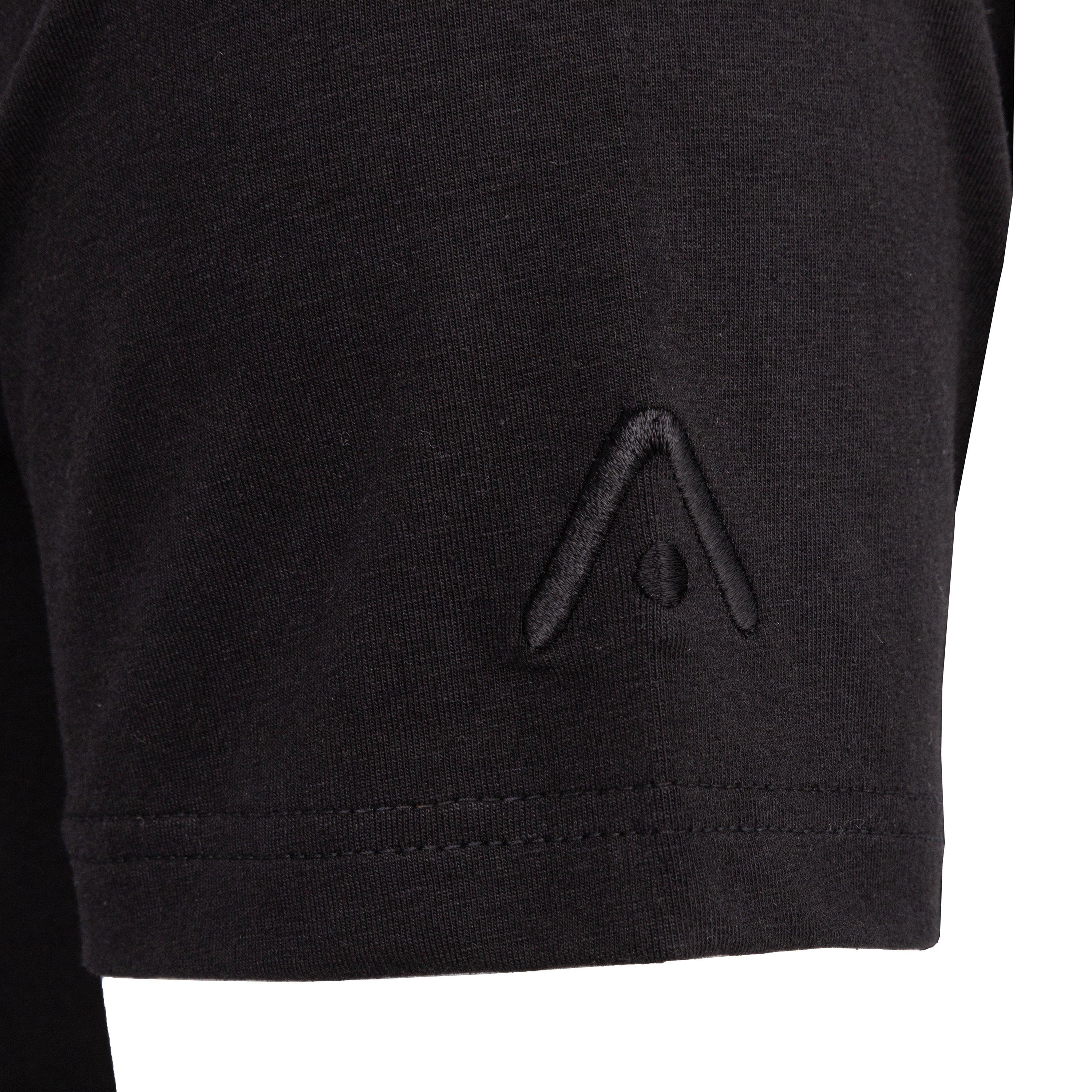 Black - KooGa - Essential Logo Rugby T-Shirt - 4