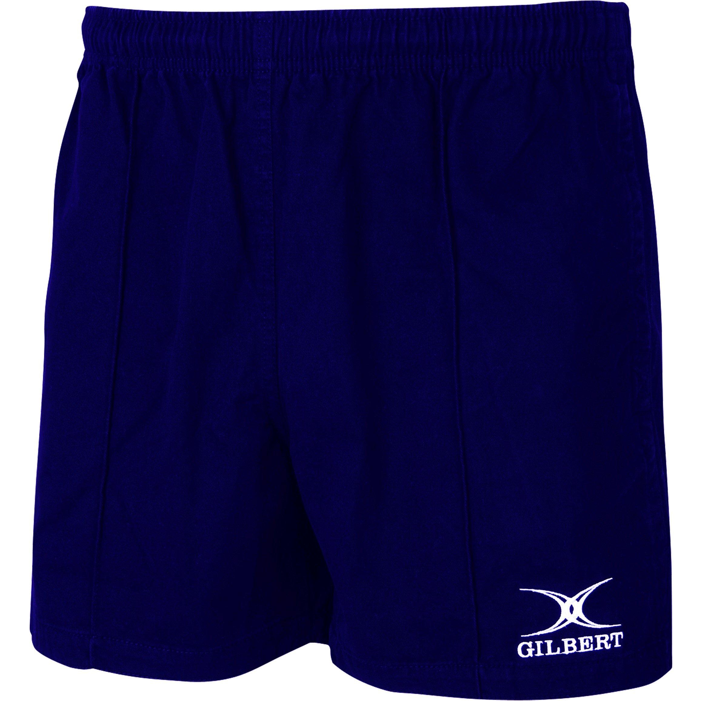 Gilbert  Kids ' Rugby Shorts - Navy - 9-10 (M)