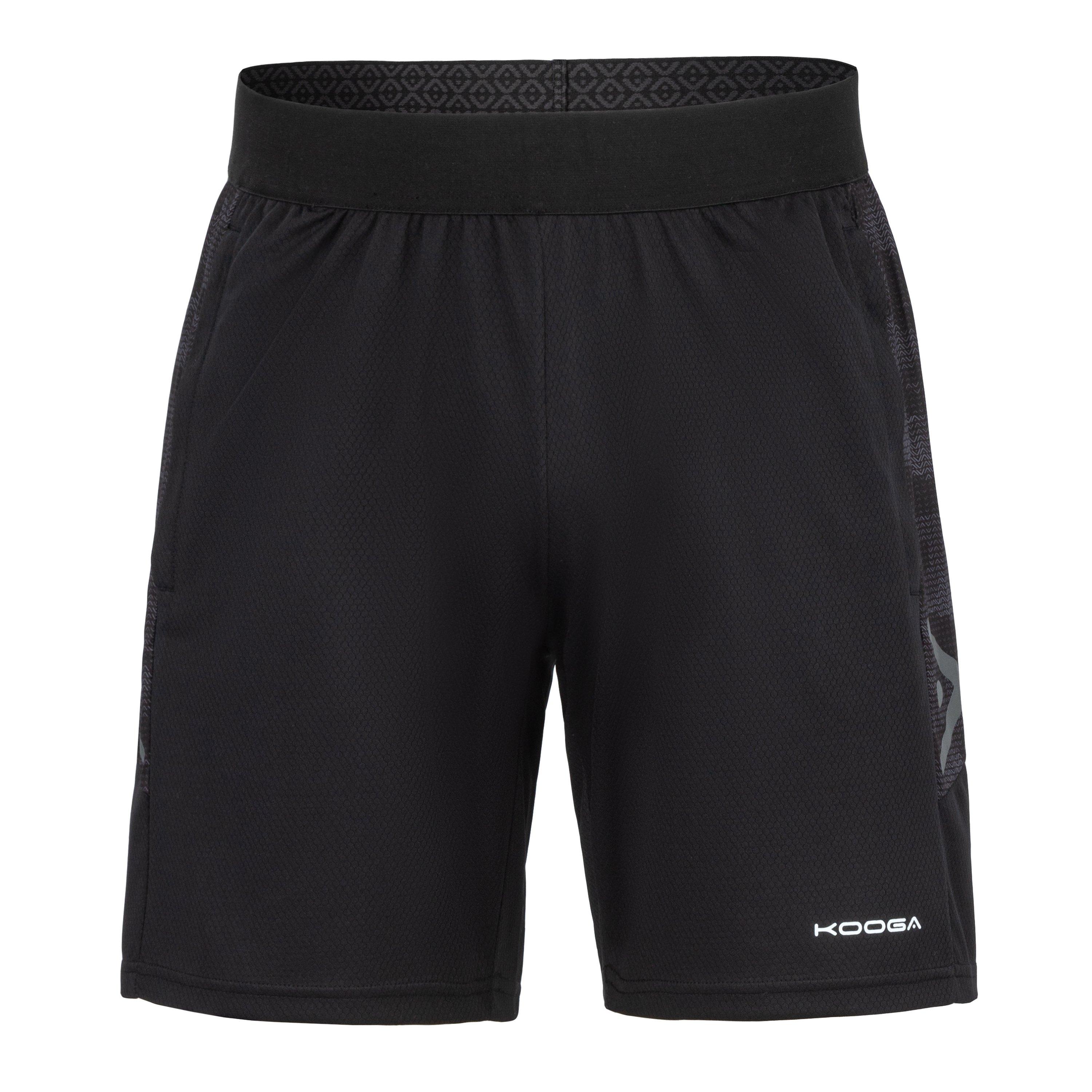 Kooga Men's Training Shorts - Black/Camo - XL