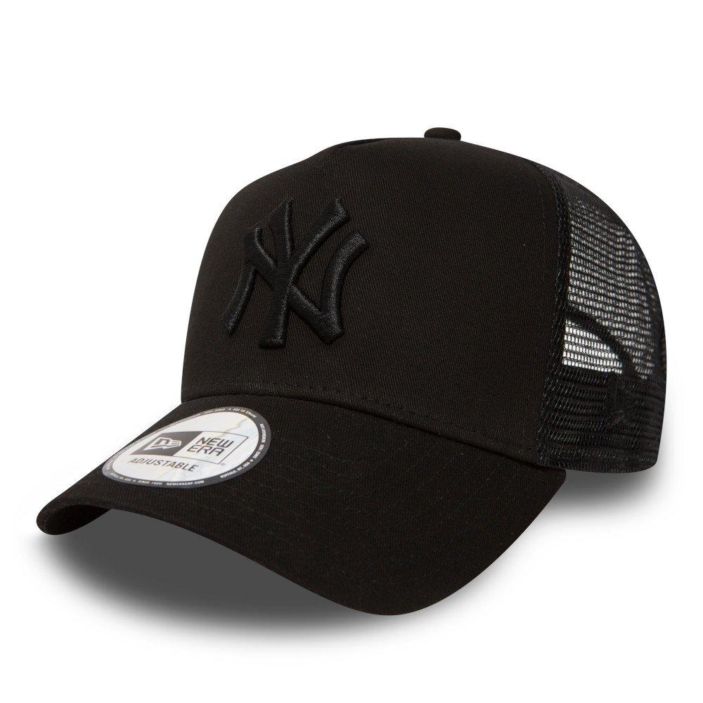 NY Triplo Preto - New Era - A-Frame Adjustable Trucker Cap - 1