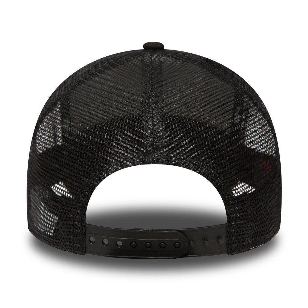 NY Triple Black - New Era - A-Frame Adjustable Trucker Cap - 3