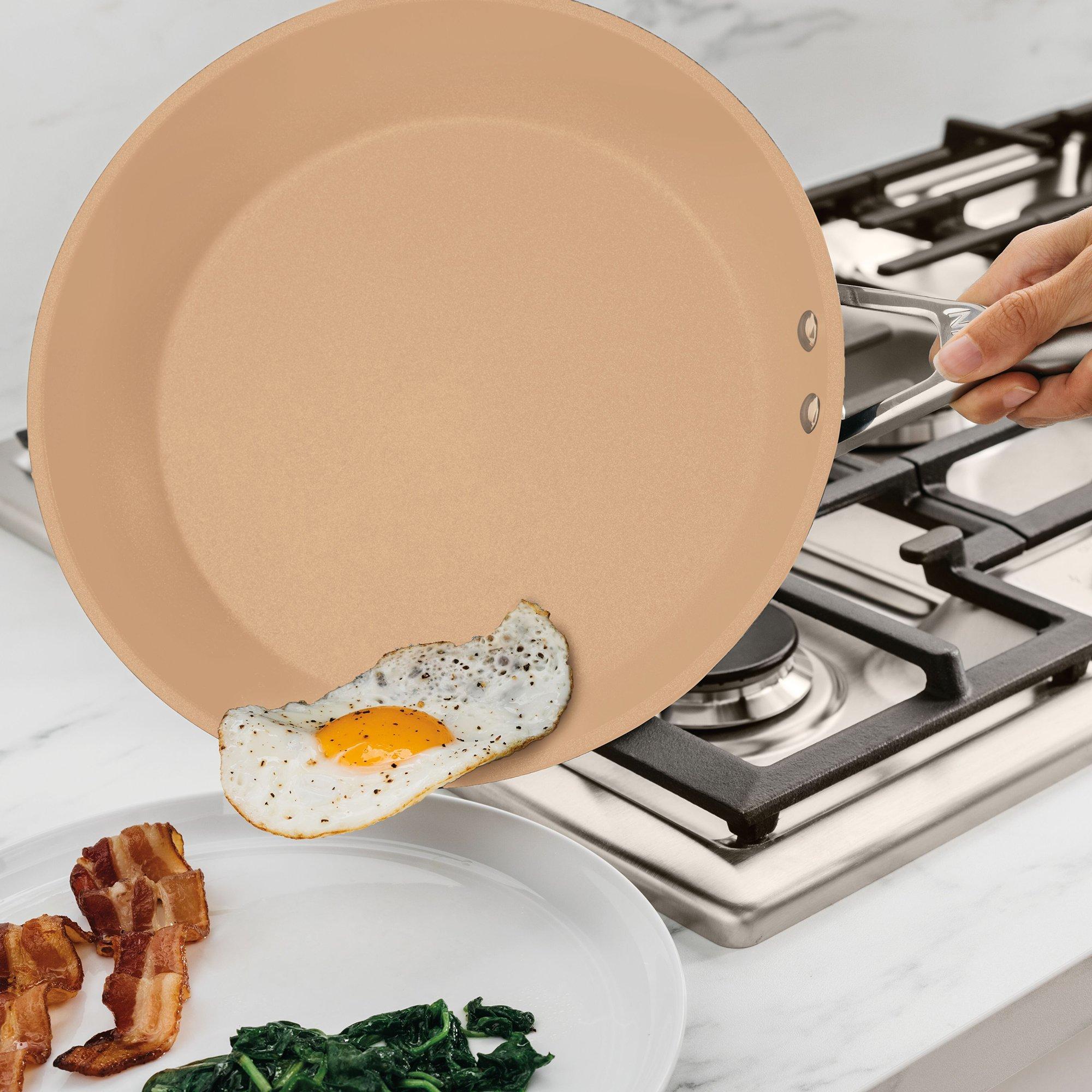 Grey - Ninja - Extended Life Ceramic 5-Piece Frying &Saucepan Set - 3