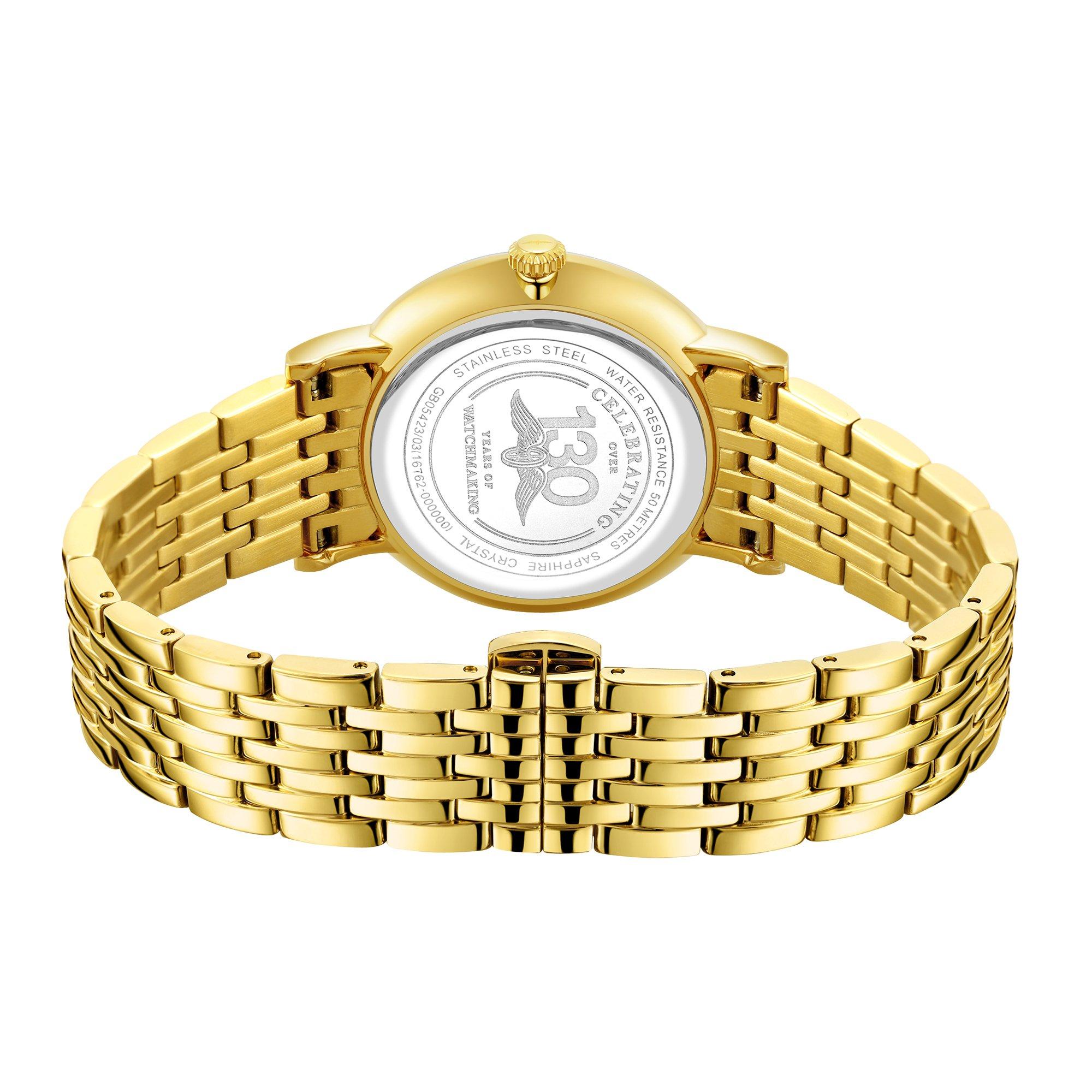 Silver - Rotary - Rotary Mens Heritage Stainless Steel Bracelet Wat - 4