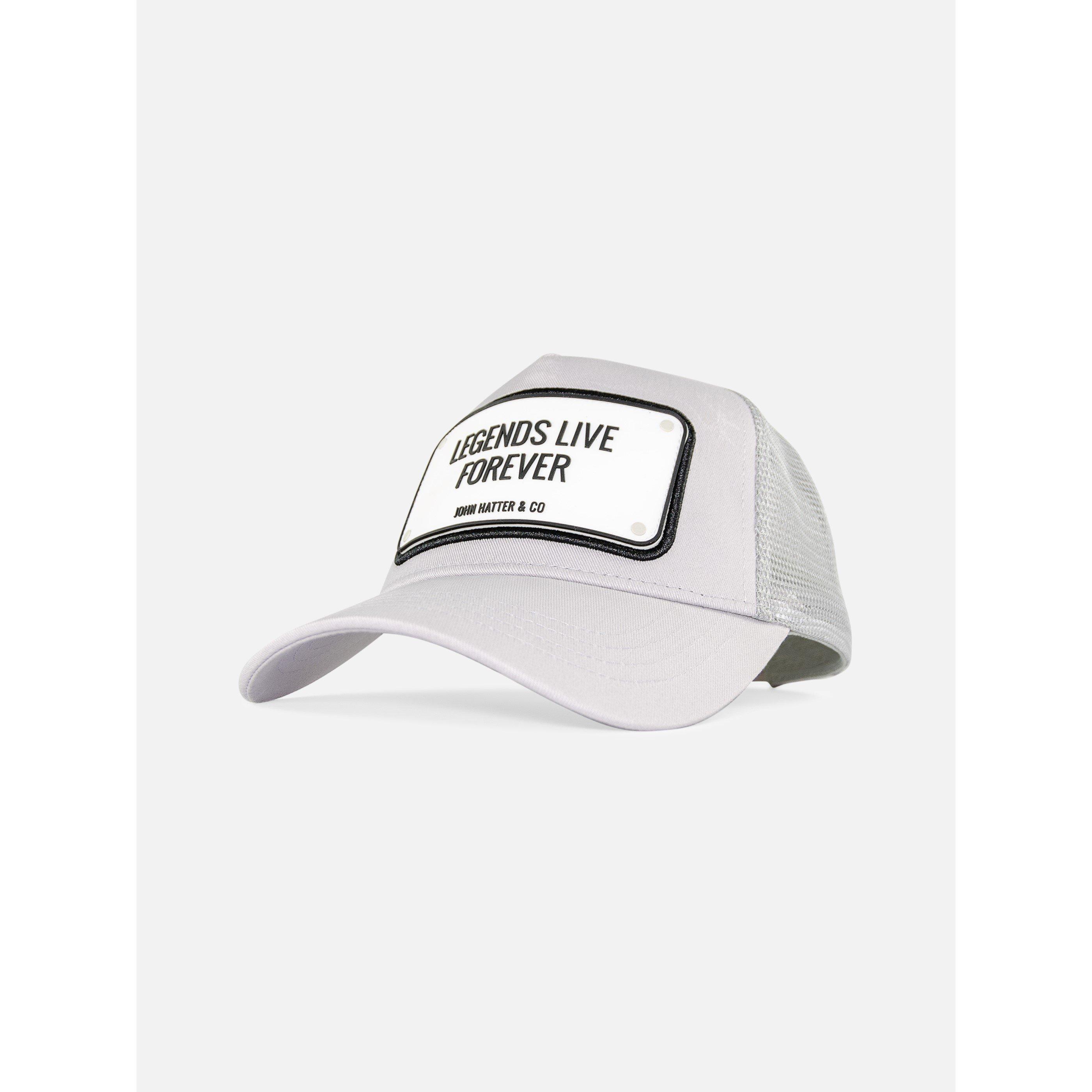 Grijs - John Hatter and CO - Legends Live Forever Trucker Cap - 1