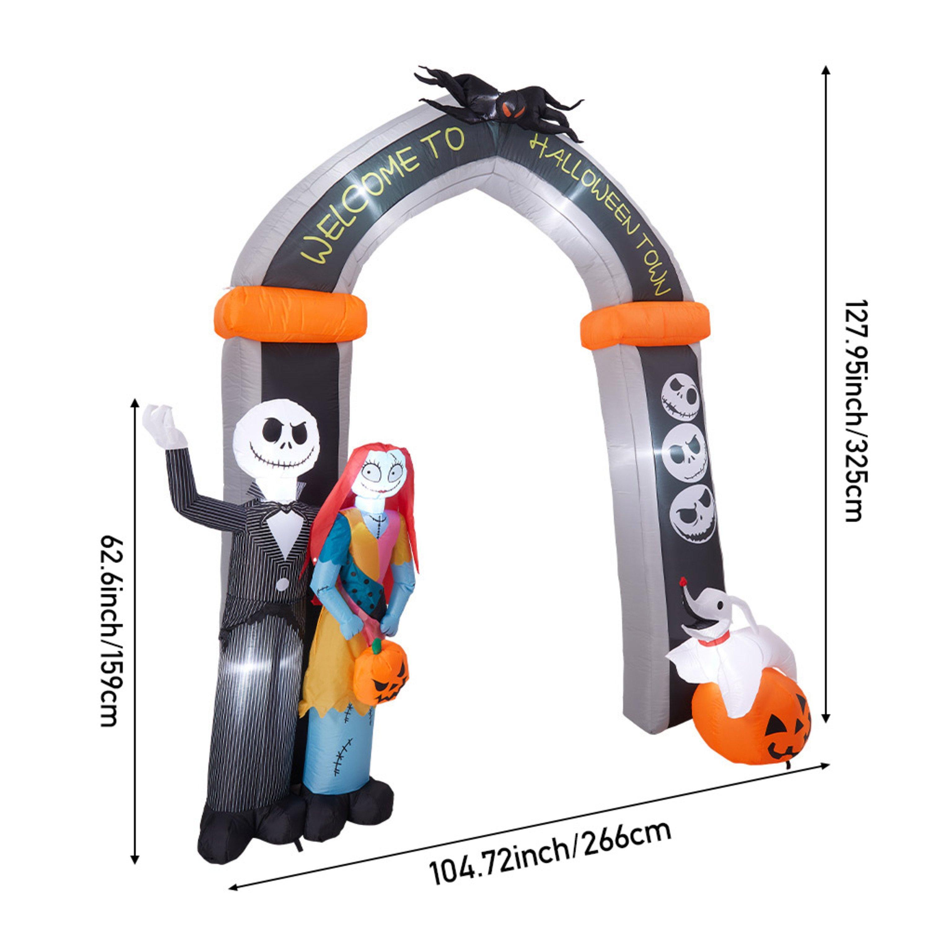 Multi - LIFE IDEAS - Jack Skellington and Sally Welcoming Archway - 12
