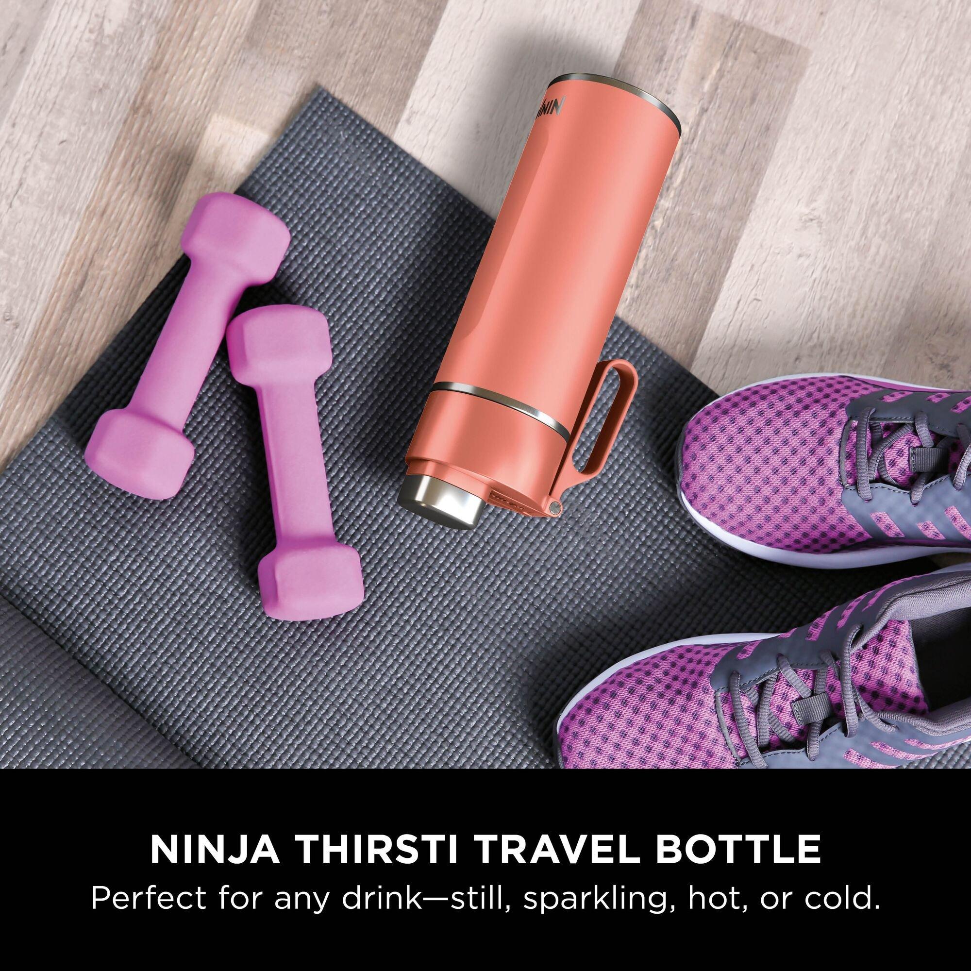 Coral - Ninja - Thirsti 700 ml Travel Bottle – Coral - 7