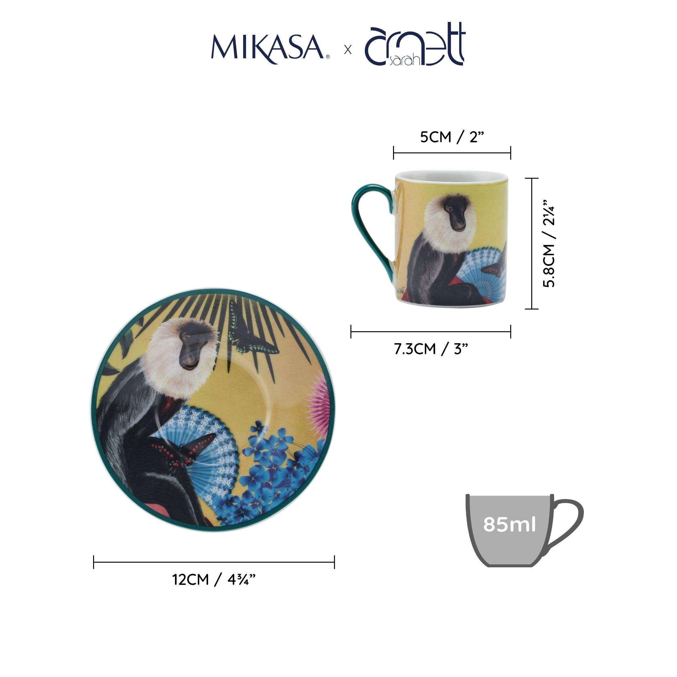 Mixed - Mikasa - Mikasa x Sarah Arnett Porcelain Espresso Cups Set - 2