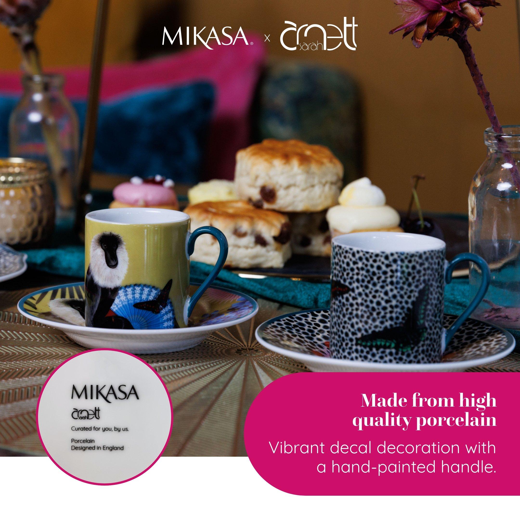 Mixed - Mikasa - Mikasa x Sarah Arnett Porcelain Espresso Cups Set - 4