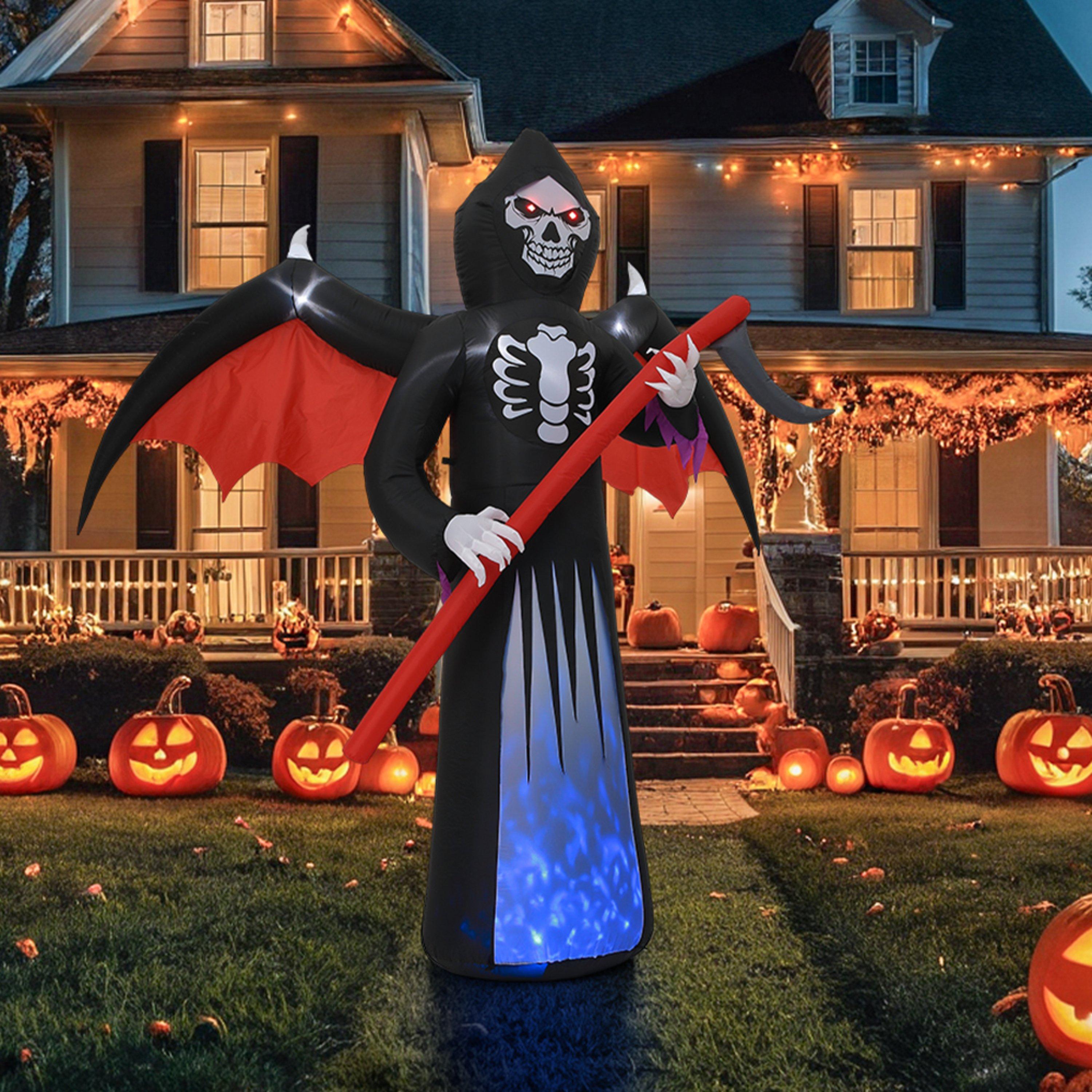Redblack - LIFE IDEAS - 240cm Halloween Grim Reaper Inflatable - 2