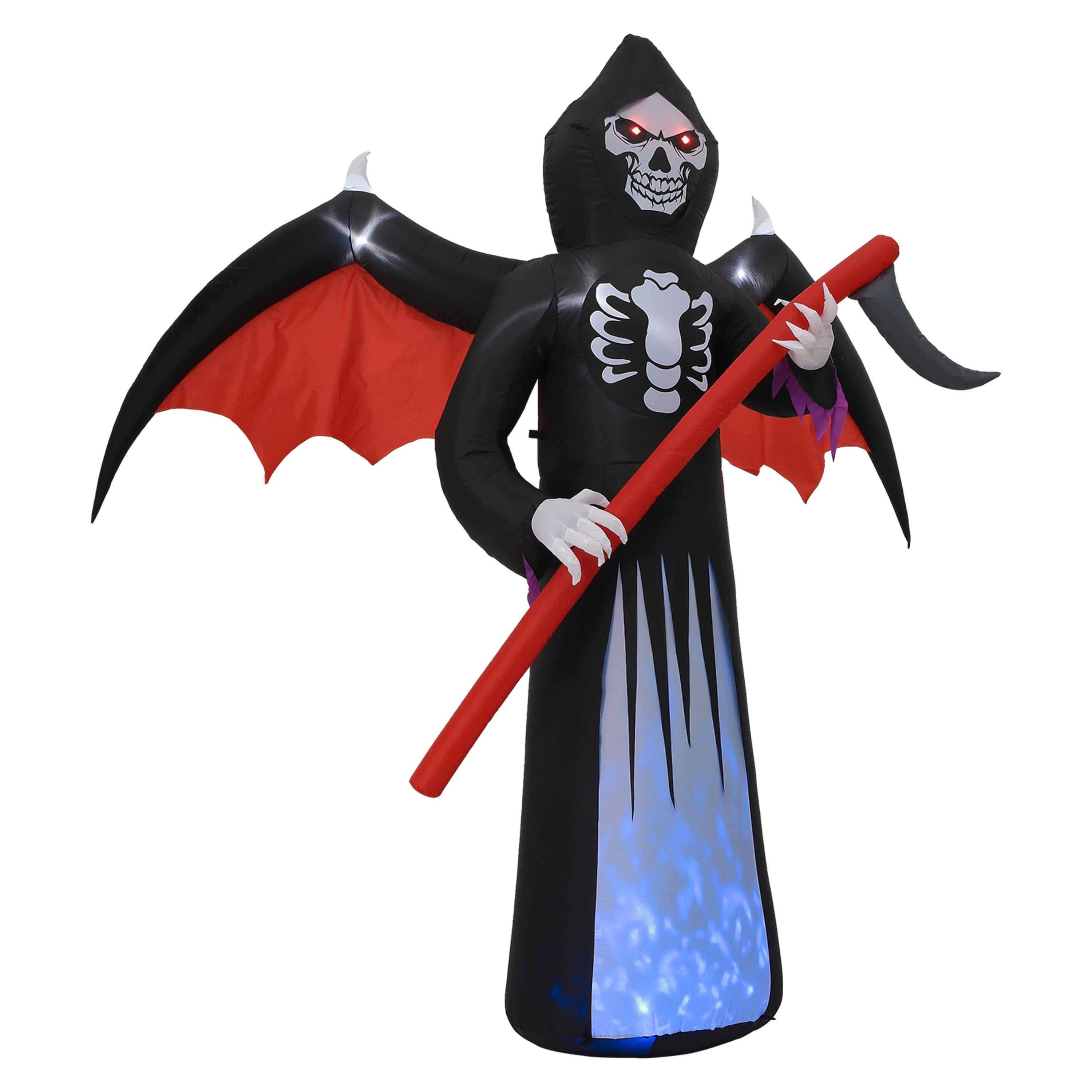 Redblack - LIFE IDEAS - 240cm Halloween Grim Reaper Inflatable - 4